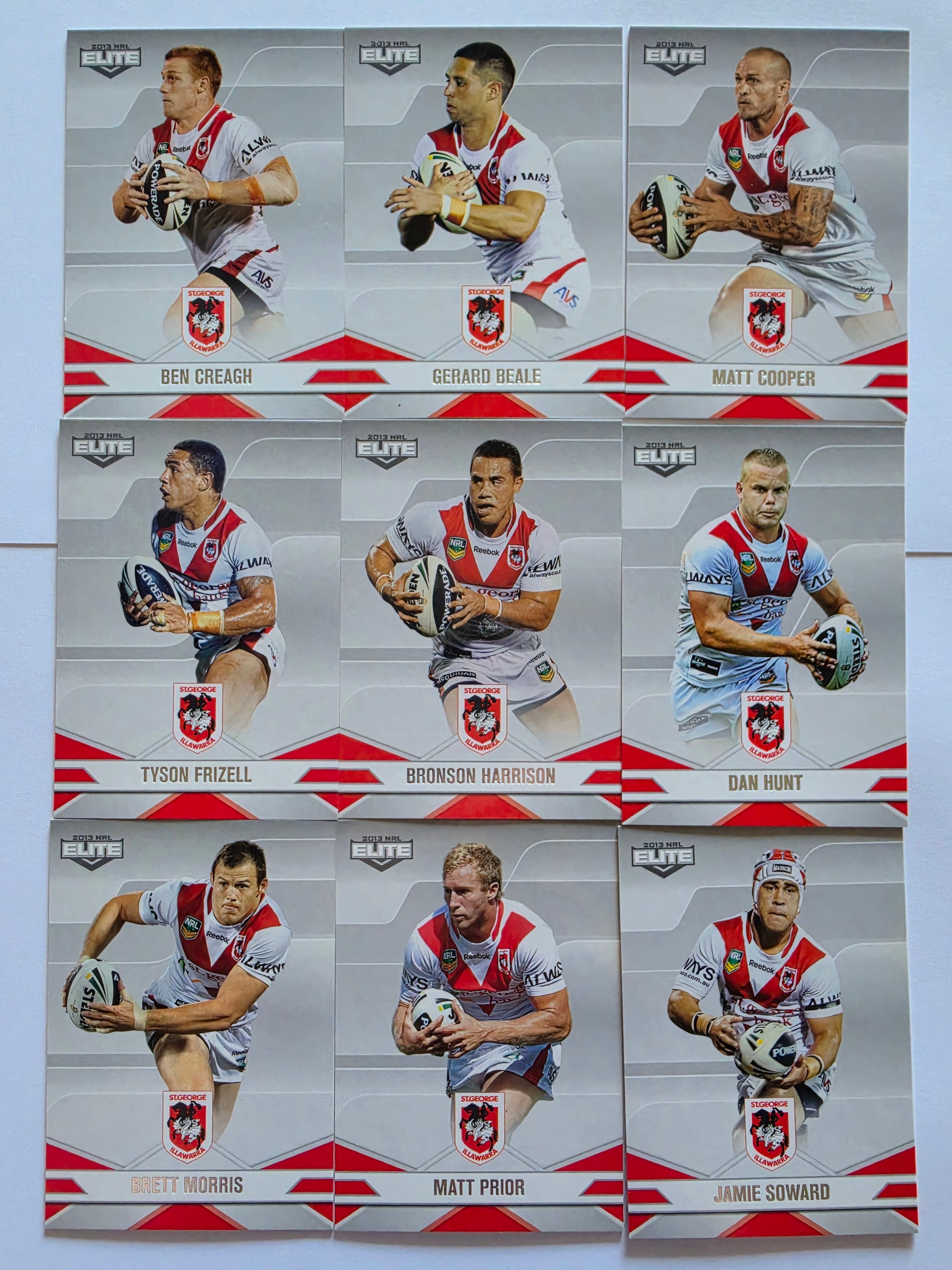 NRL 2013 Elite | St George Illawarra Dragons Base Team Set