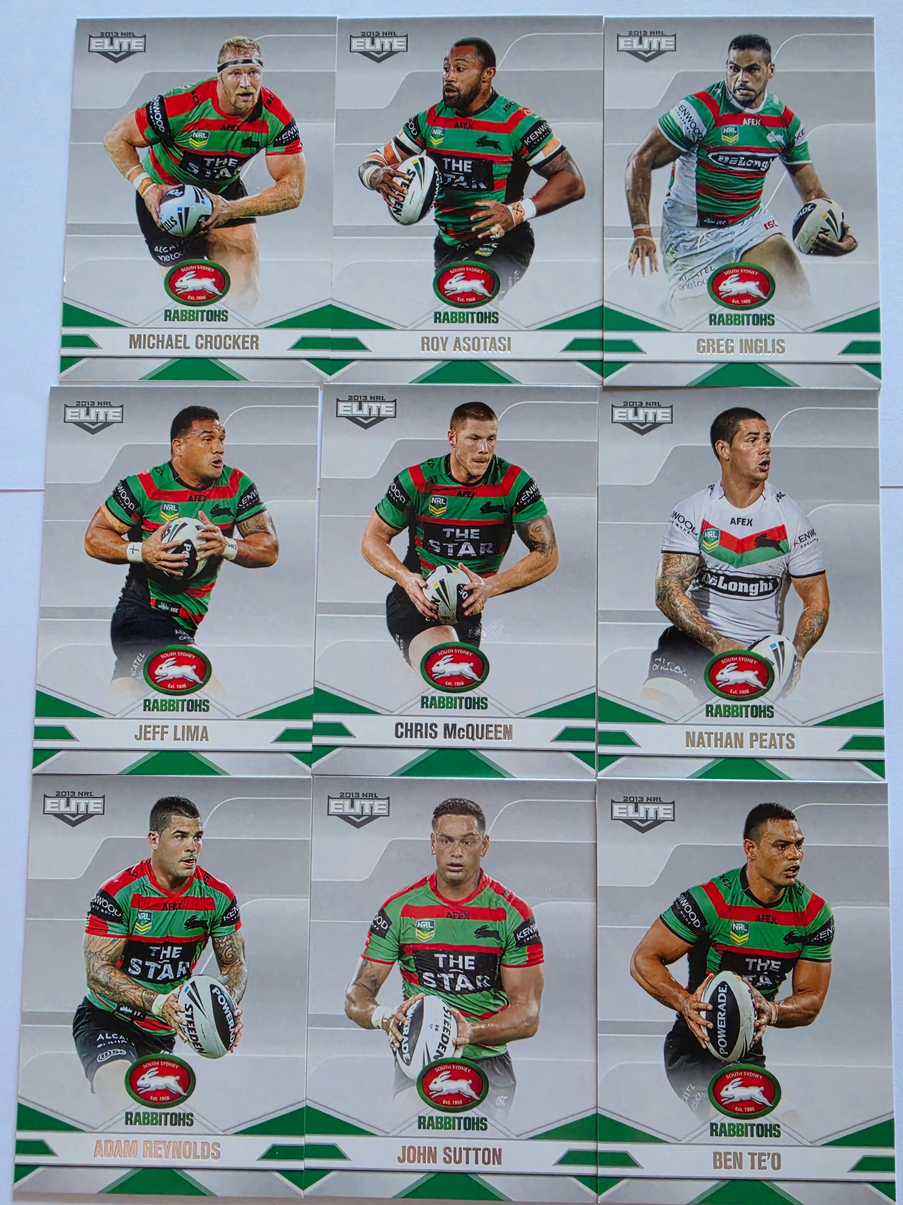 NRL 2013 Elite | South Sydney Rabbitohs Base Team Set