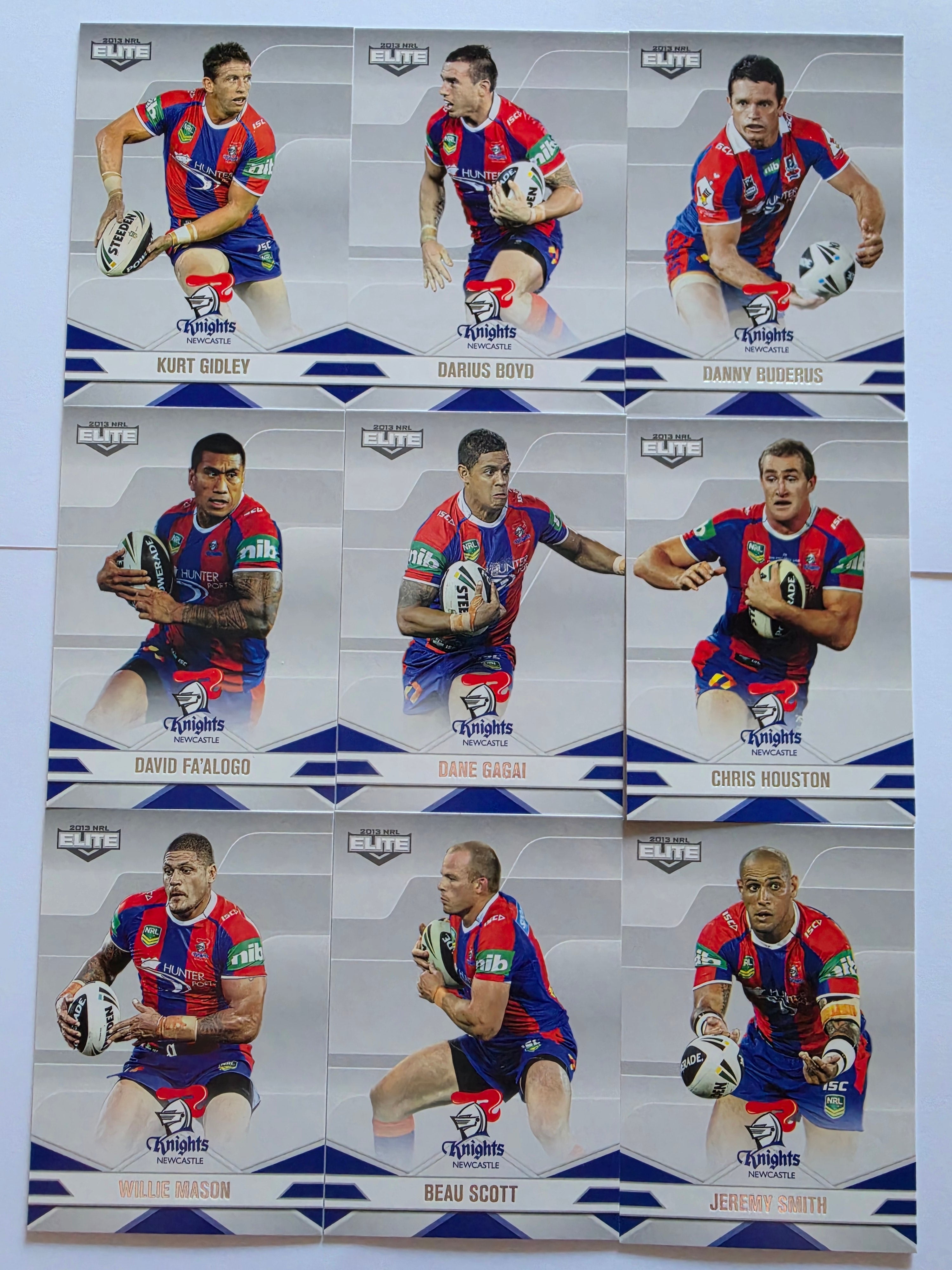 NRL 2013 Elite | Newcastle Knights Base Team Set