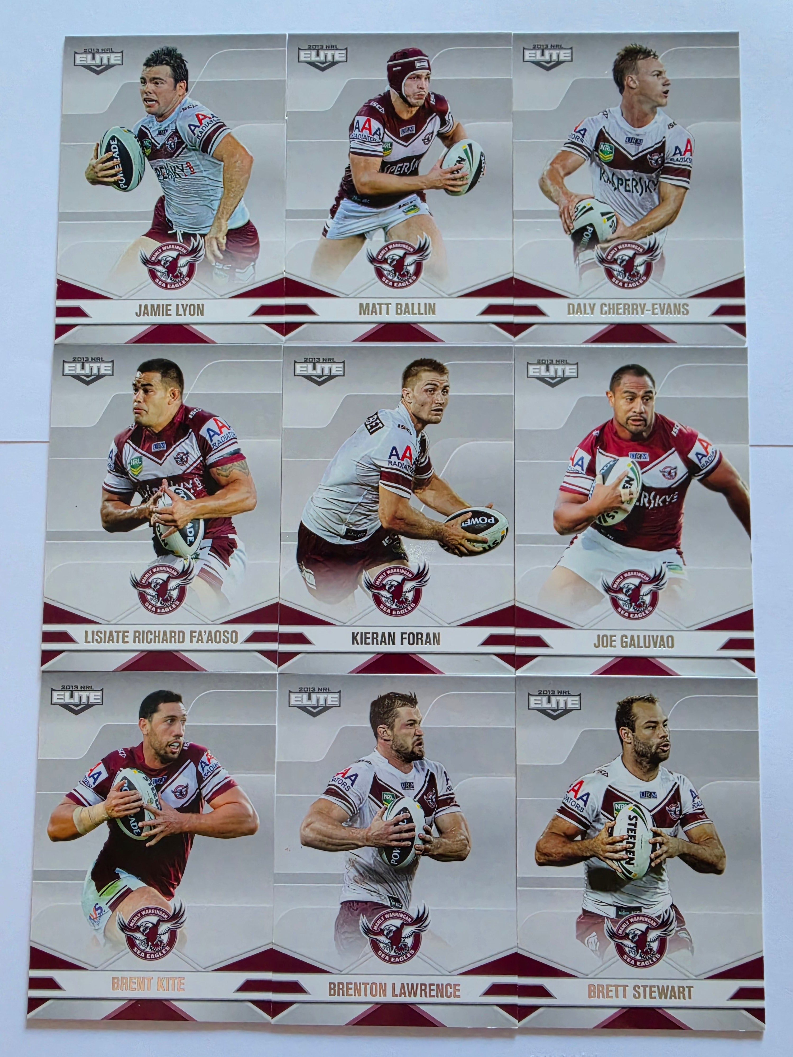 NRL 2013 Elite | Manly Warringah Sea Eagles Base Team Set