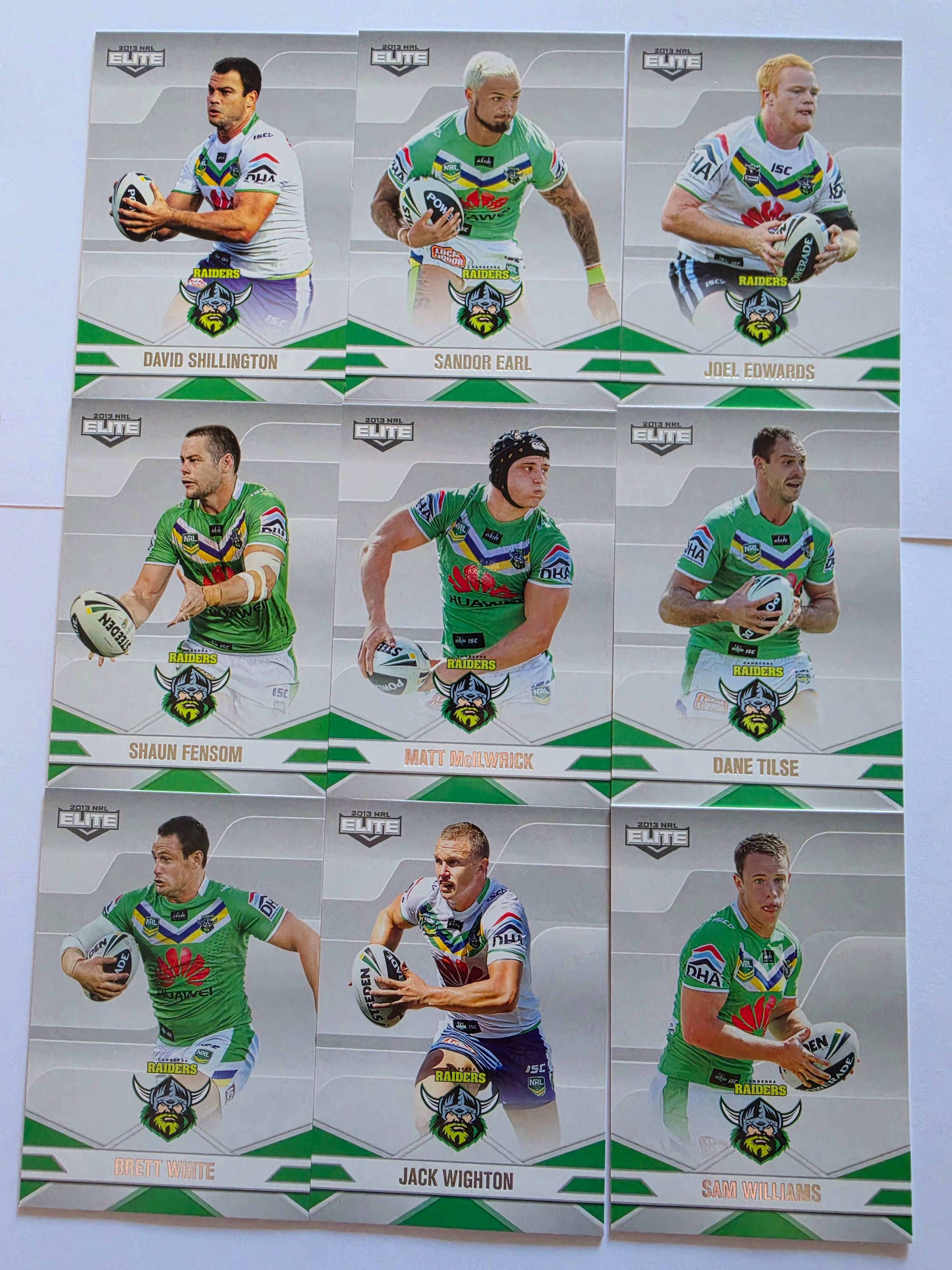 NRL 2013 Elite | Canberra Raiders Base Team Set