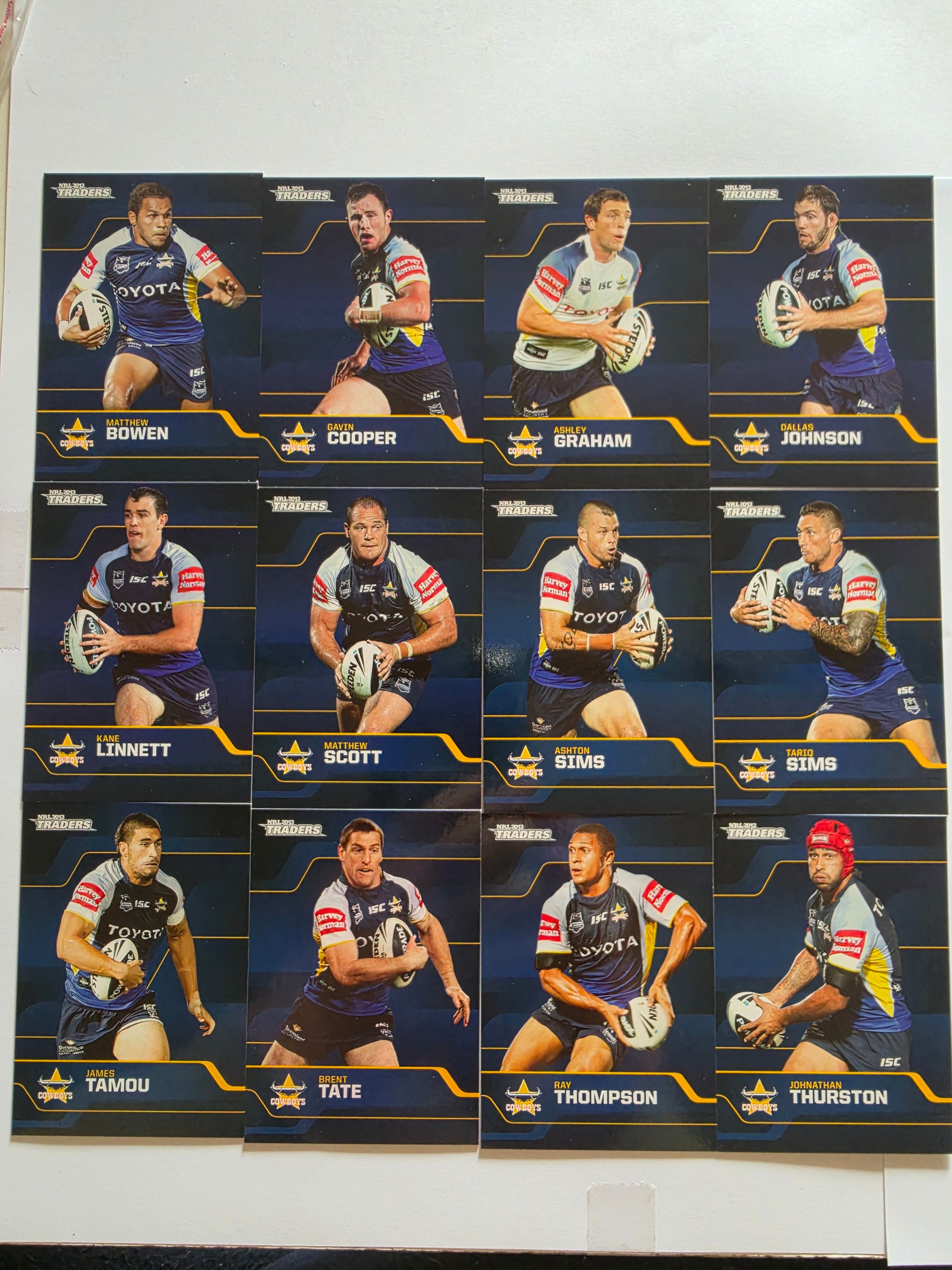 NRL 2013 Traders | North Queensland Cowboys Base Team Set