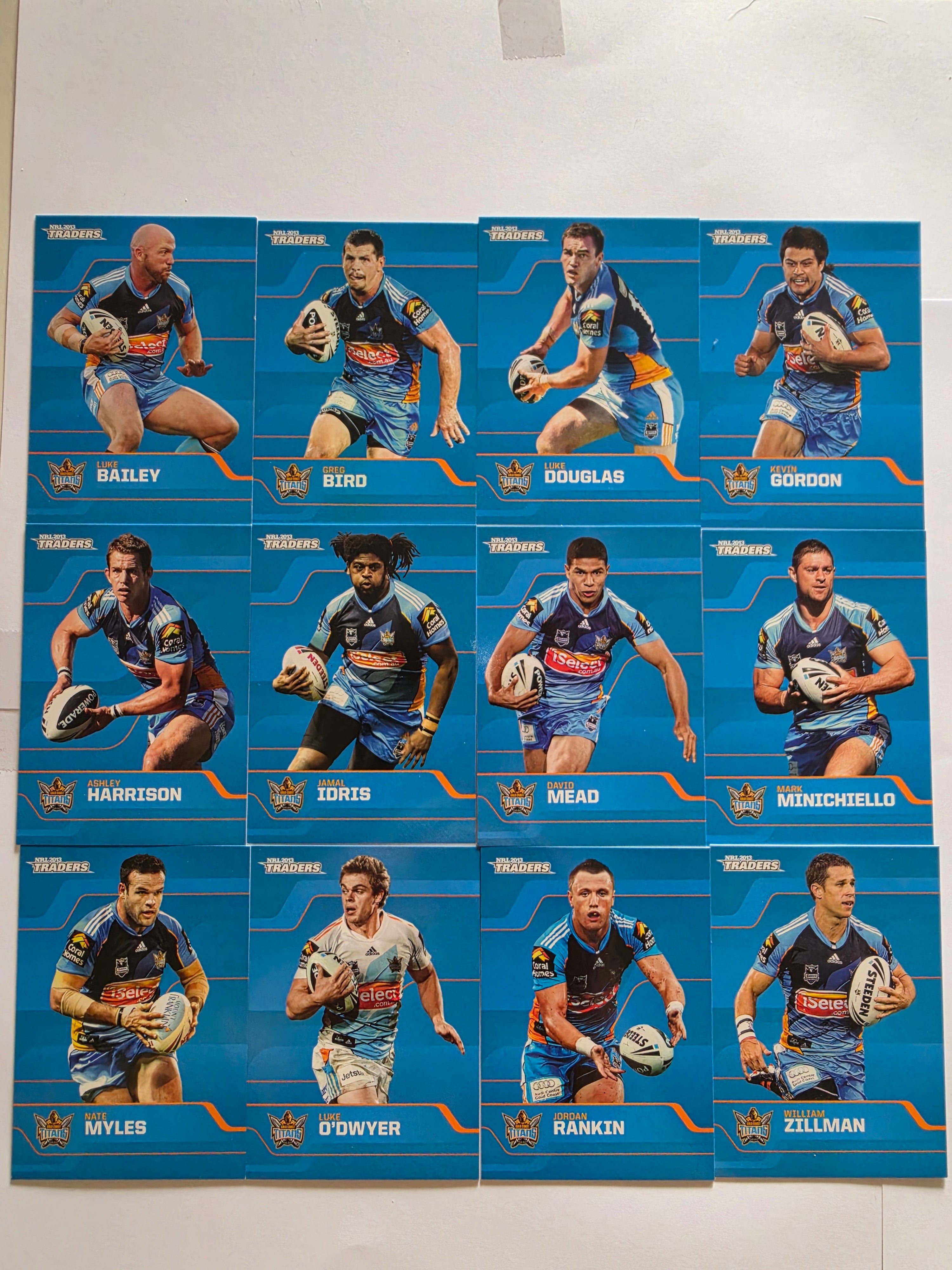 NRL 2013 Traders | Gold Coast Titans Base Team Set