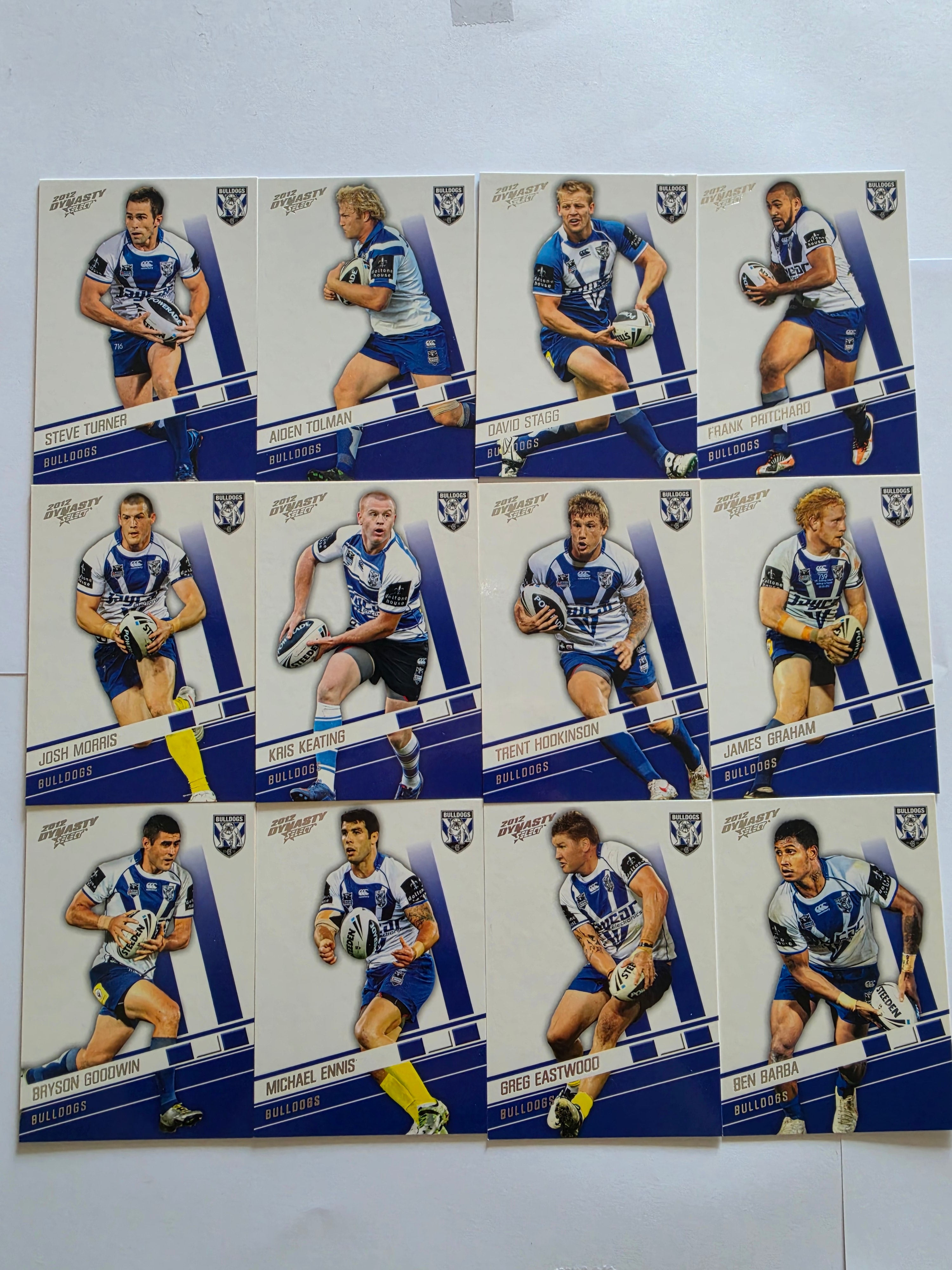 NRL 2012 Dynasty | Canterbury Bankstown Bulldogs Base Team Set