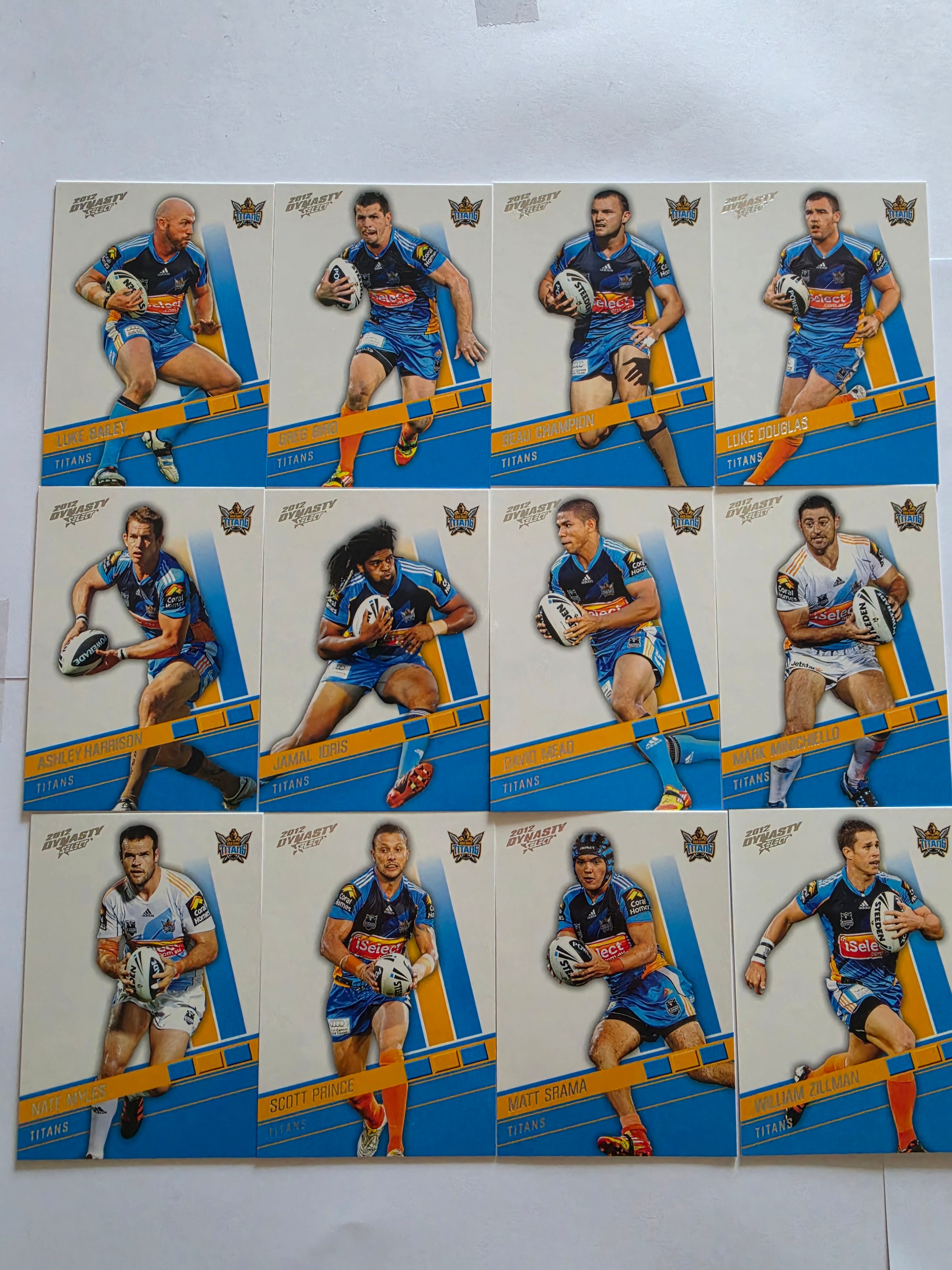 NRL 2012 Dynasty | Gold Coast Titans Base Team Set