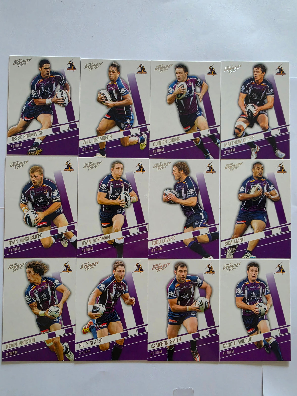 NRL 2012 Dynasty | Melbourne Storm Base Team Set