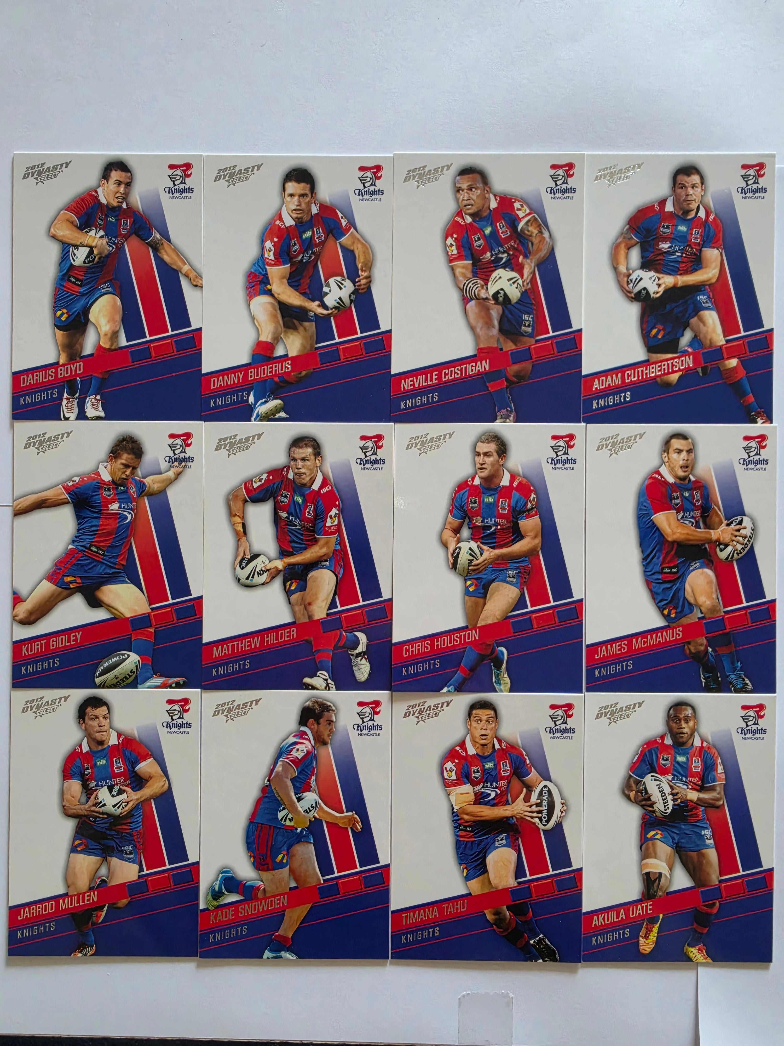 NRL 2012 Dynasty | Newcastle Knights Base Team Set