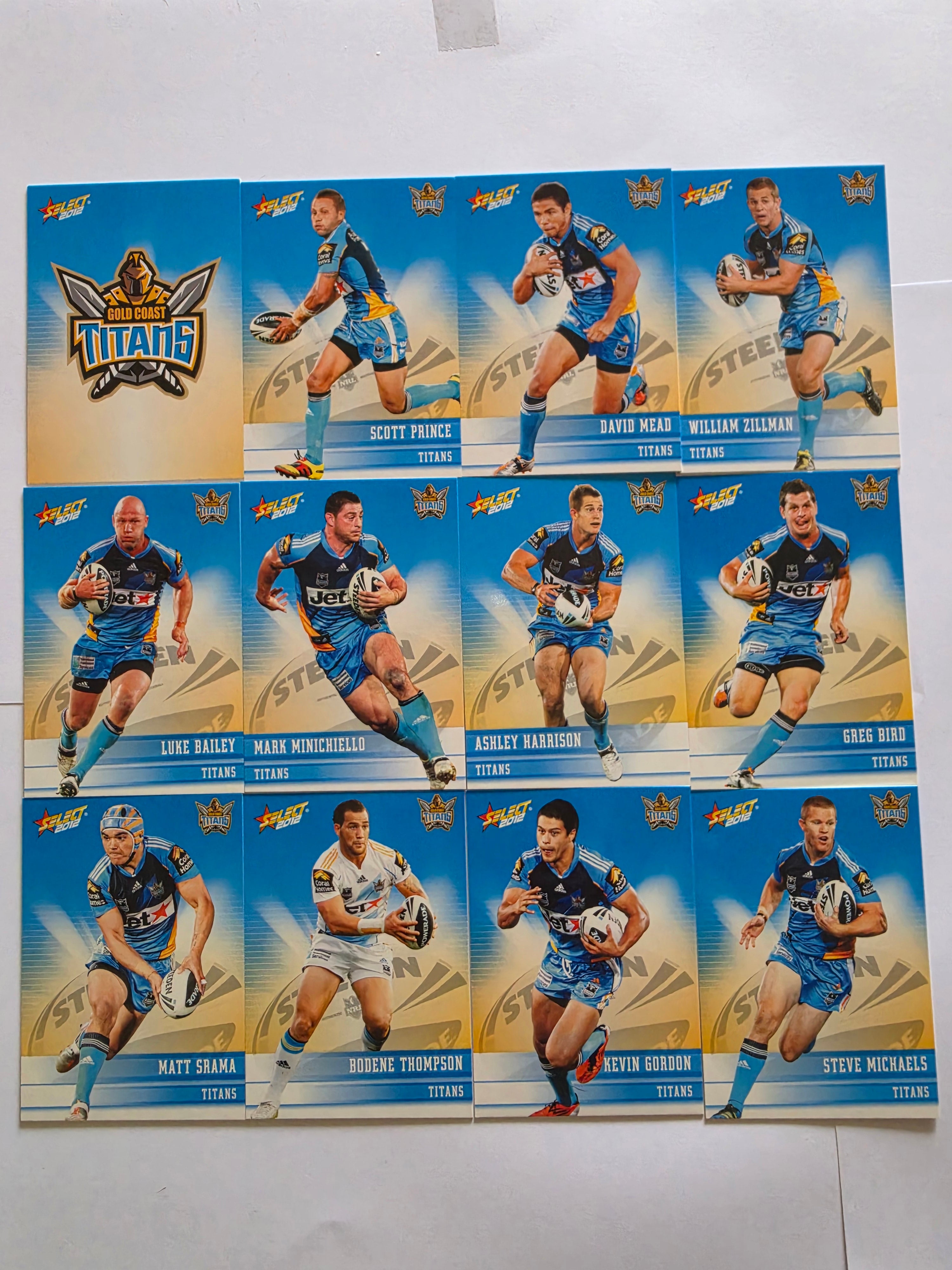 NRL 2012 Champions | Gold Coast Titans Base Team Set