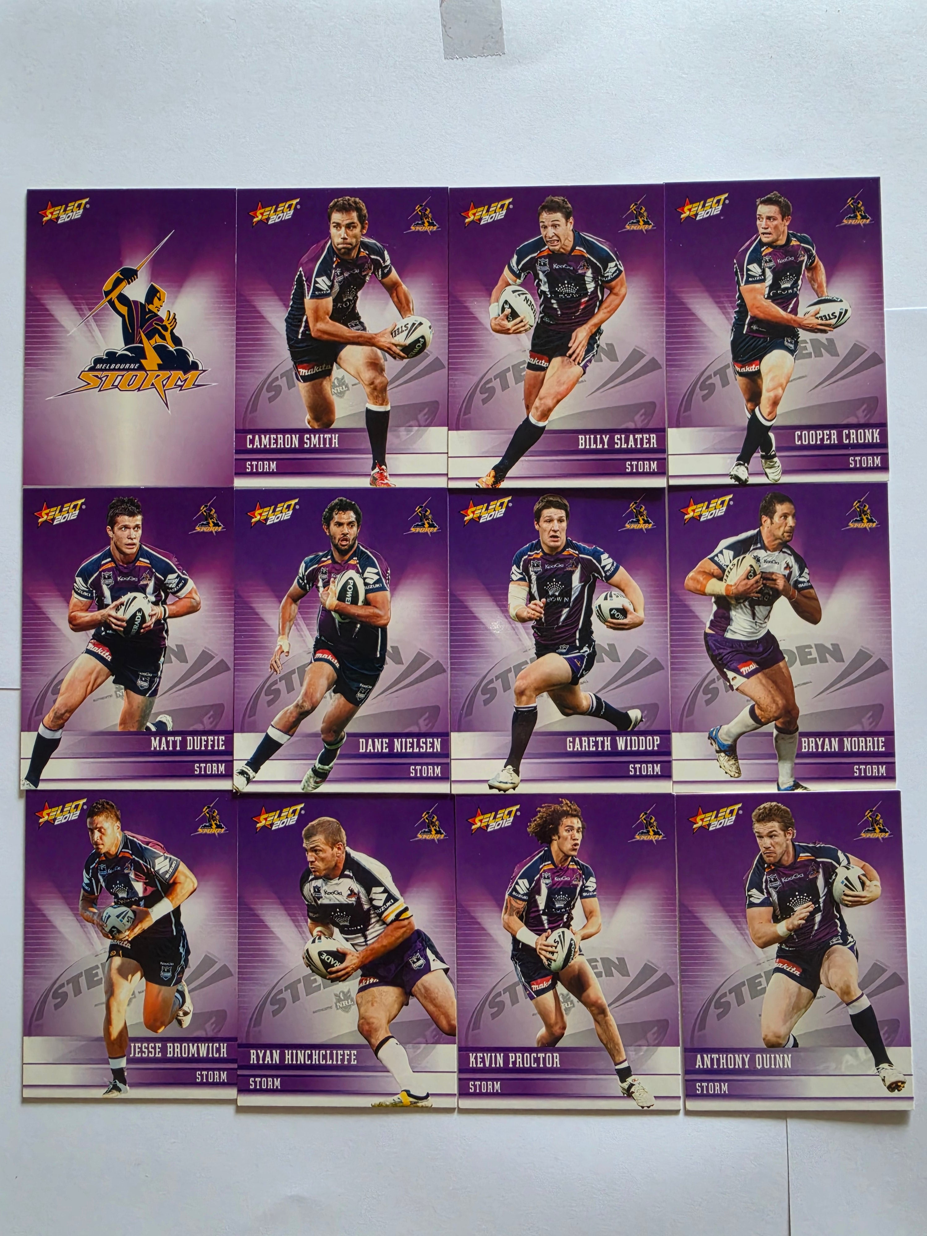 NRL 2012 Champions | Melbourne Storm Base Team Set