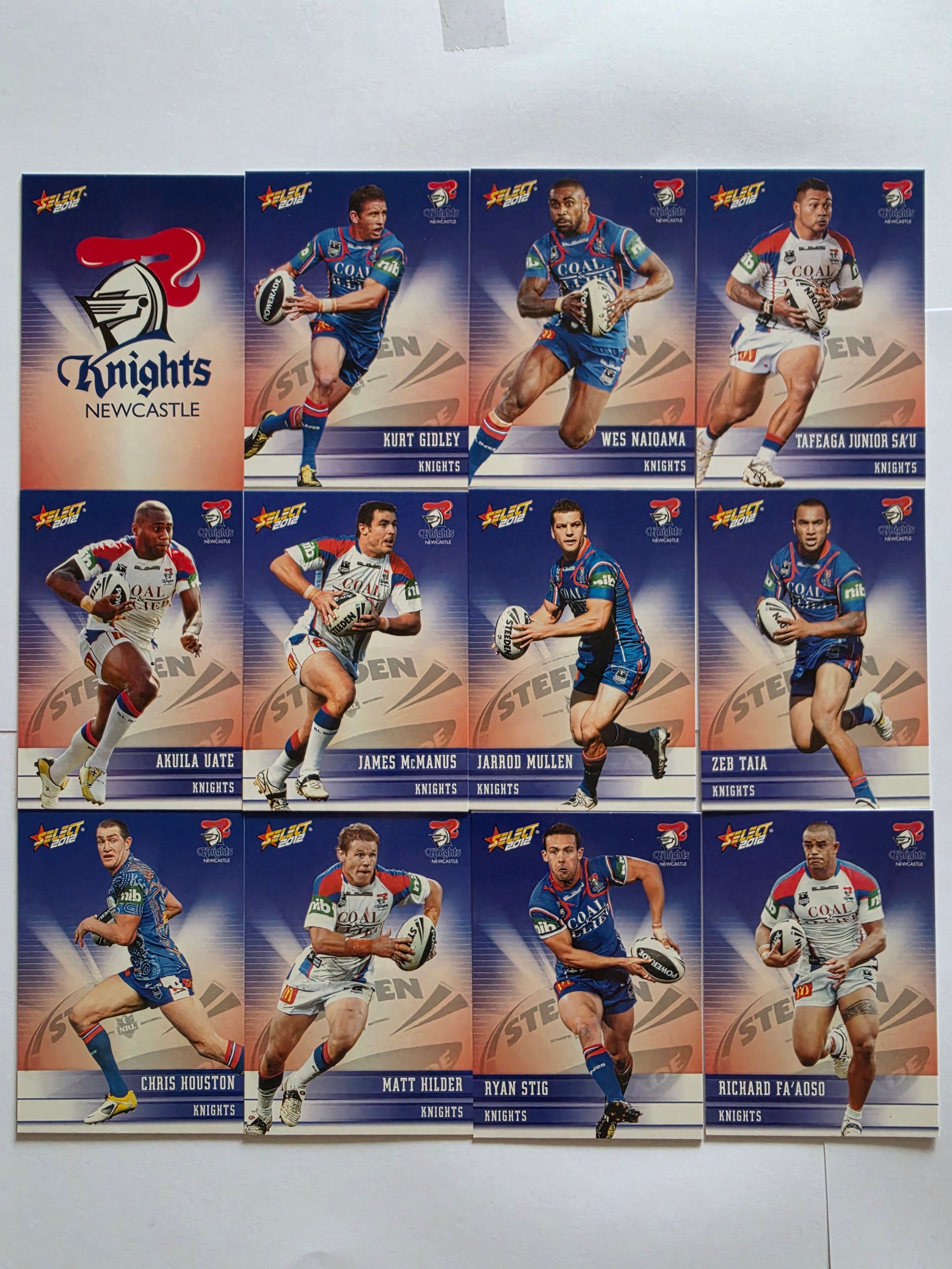 NRL 2012 Champions | Newcastle Knights Base Team Set