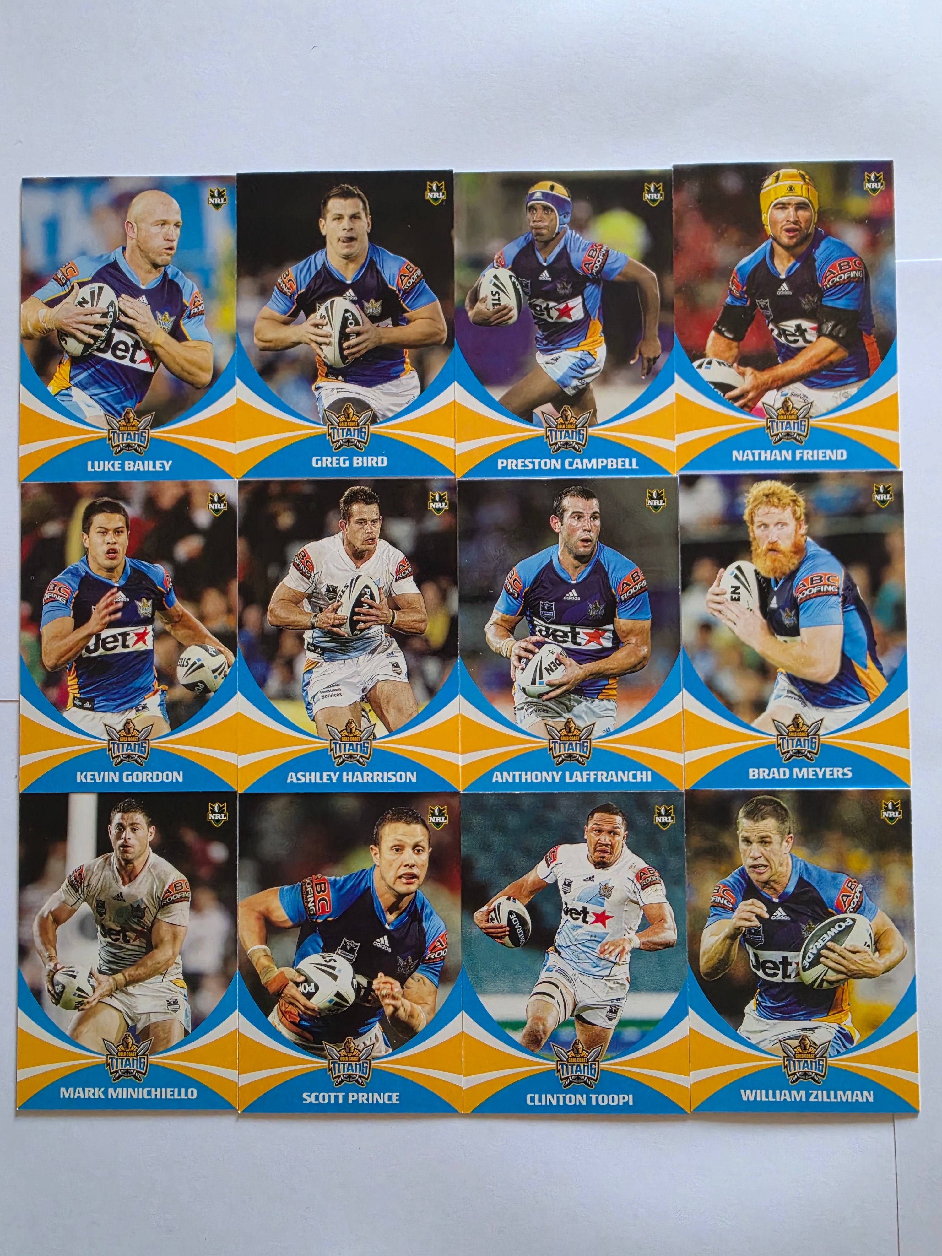 NRL 2011 Daily Telegraph | Gold Coast Titans Base Team Set