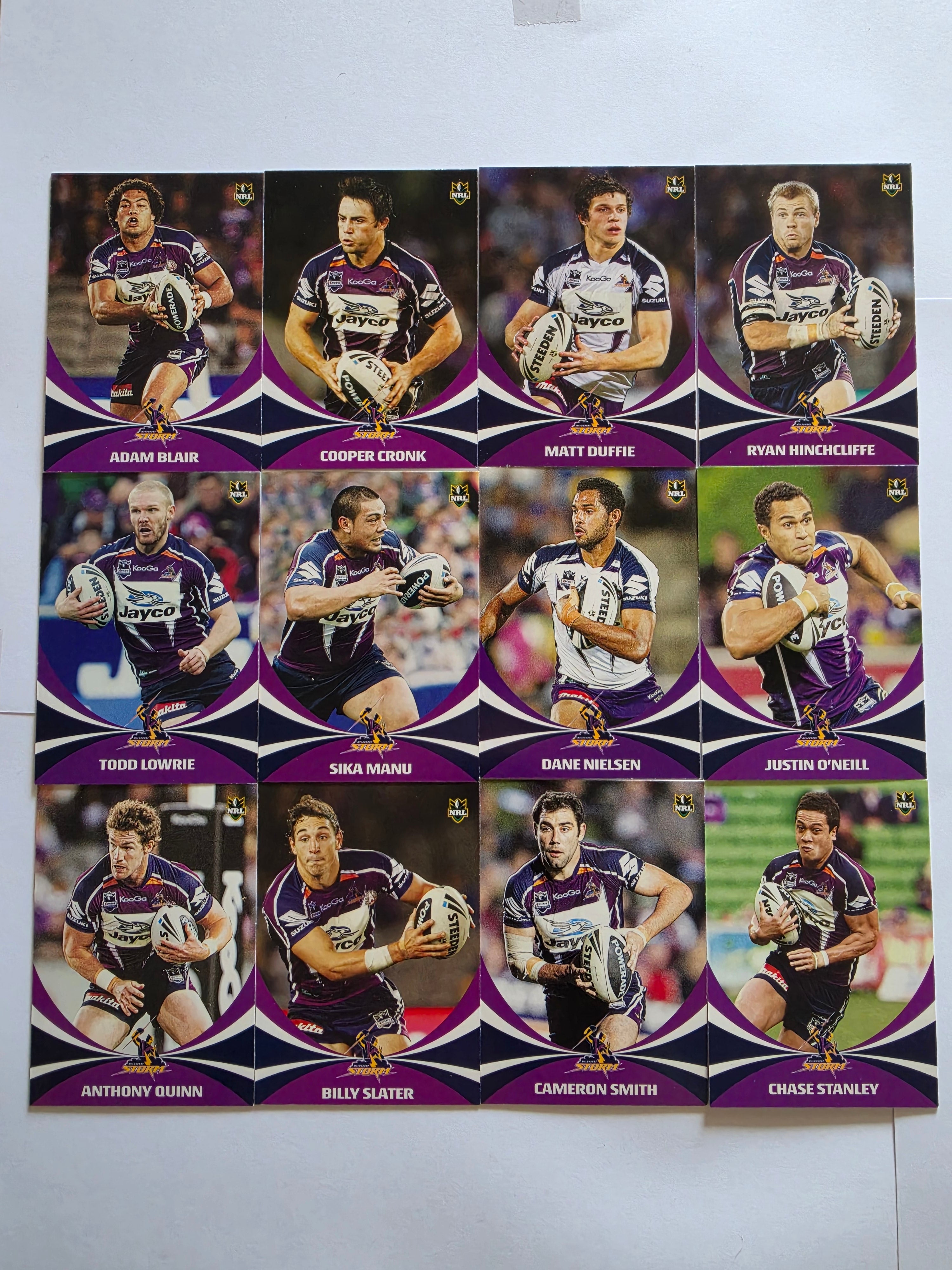 NRL 2011 Daily Telegraph | Melbourne Storm Base Team Set