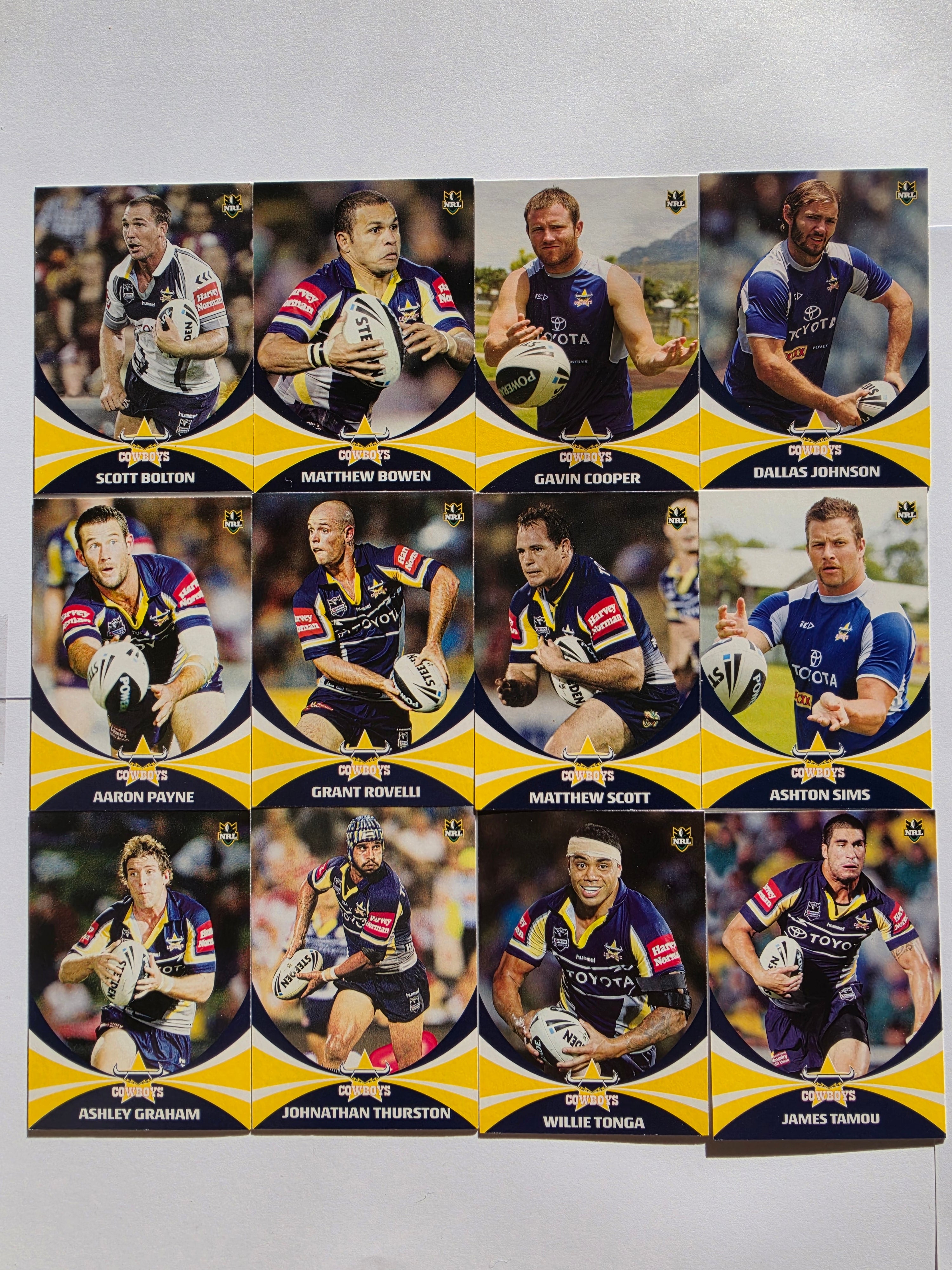 NRL 2011 Daily Telegraph | North Queensland Cowboys Base Team Set