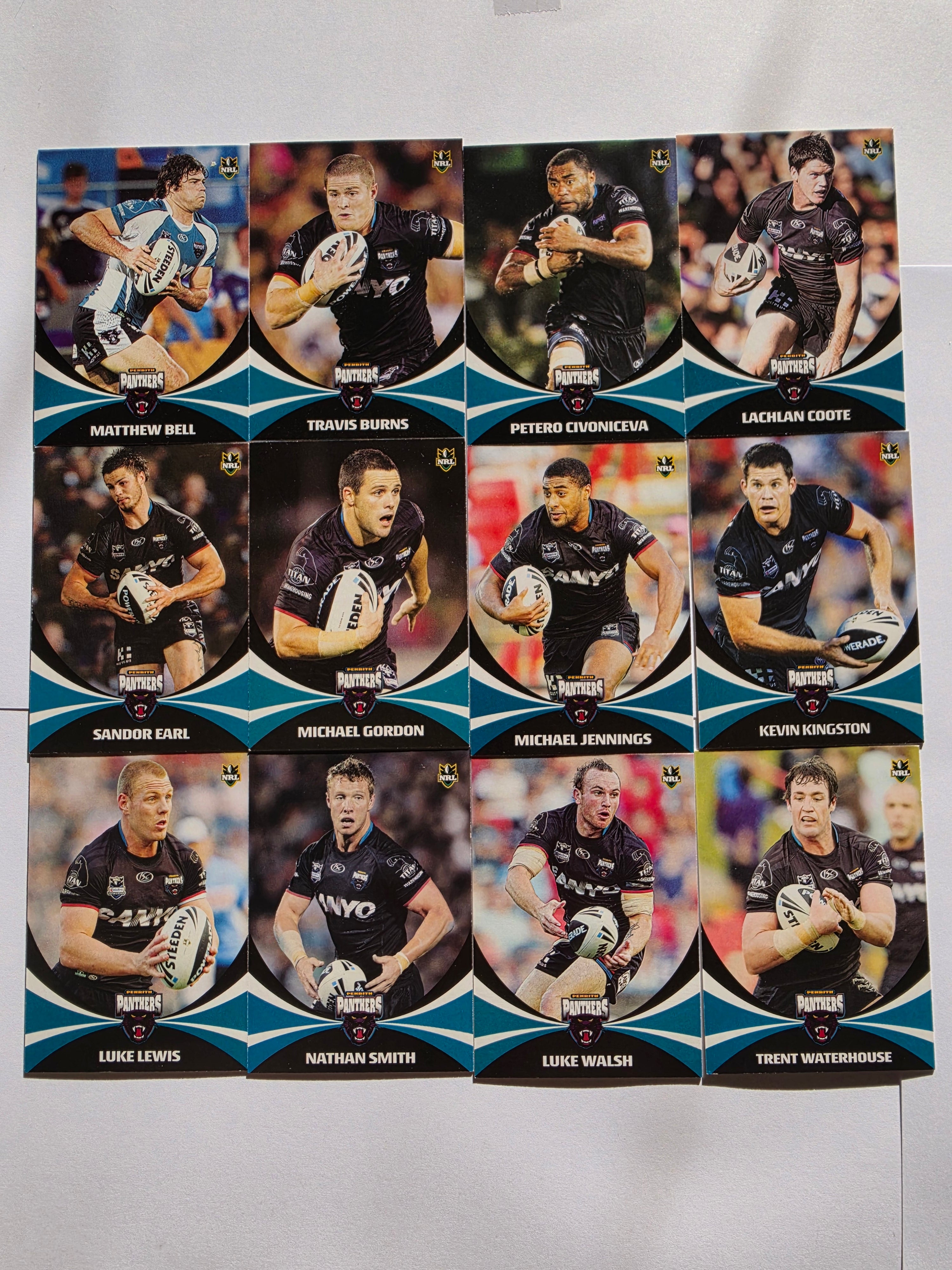 NRL 2011 Daily Telegraph | Penrith Panthers Base Team Set