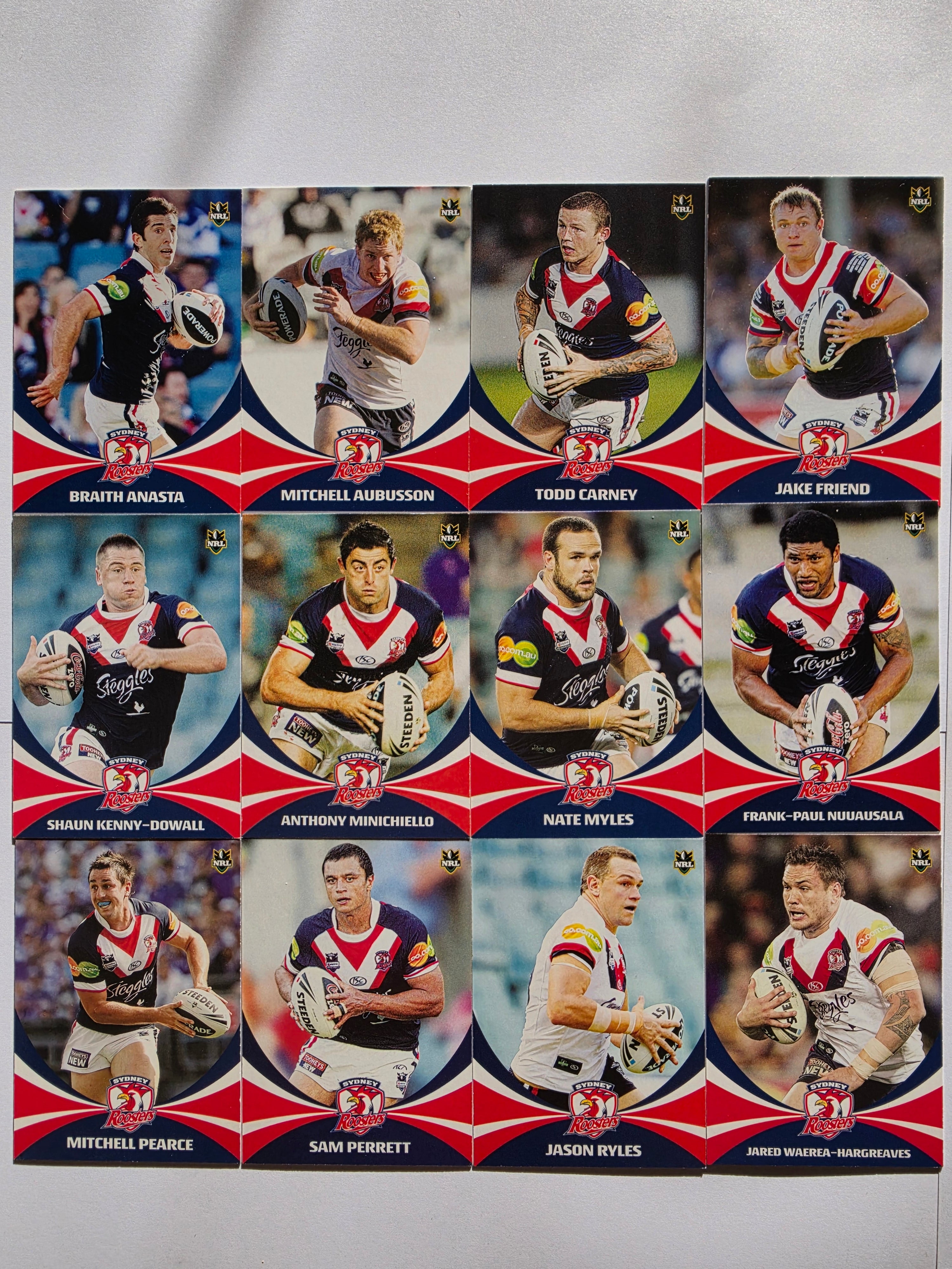 NRL 2011 Daily Telegraph | Sydney Roosters Base Team Set