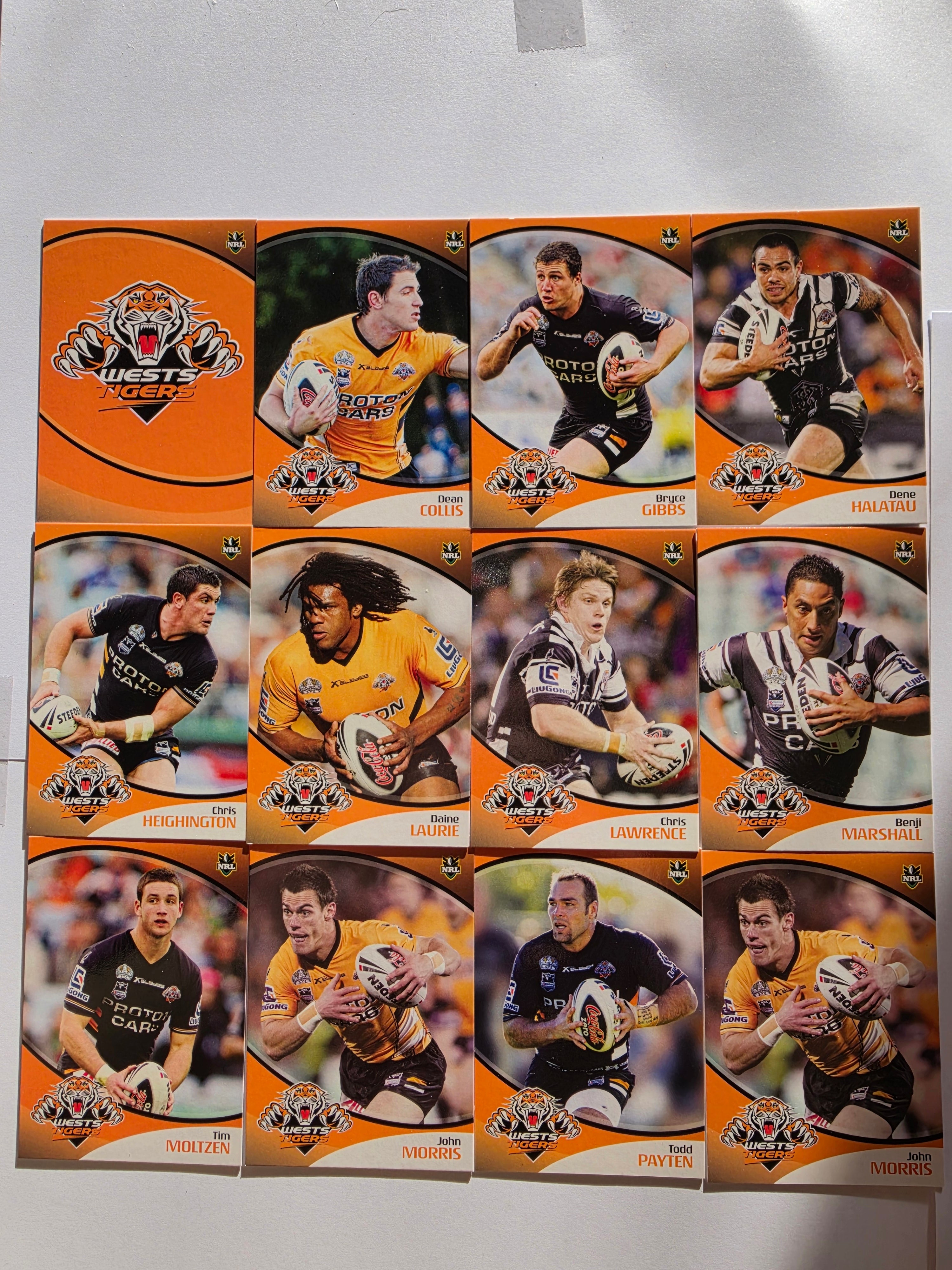 NRL 2009 Daily Telegraph | Wests Tigers Base Team Set