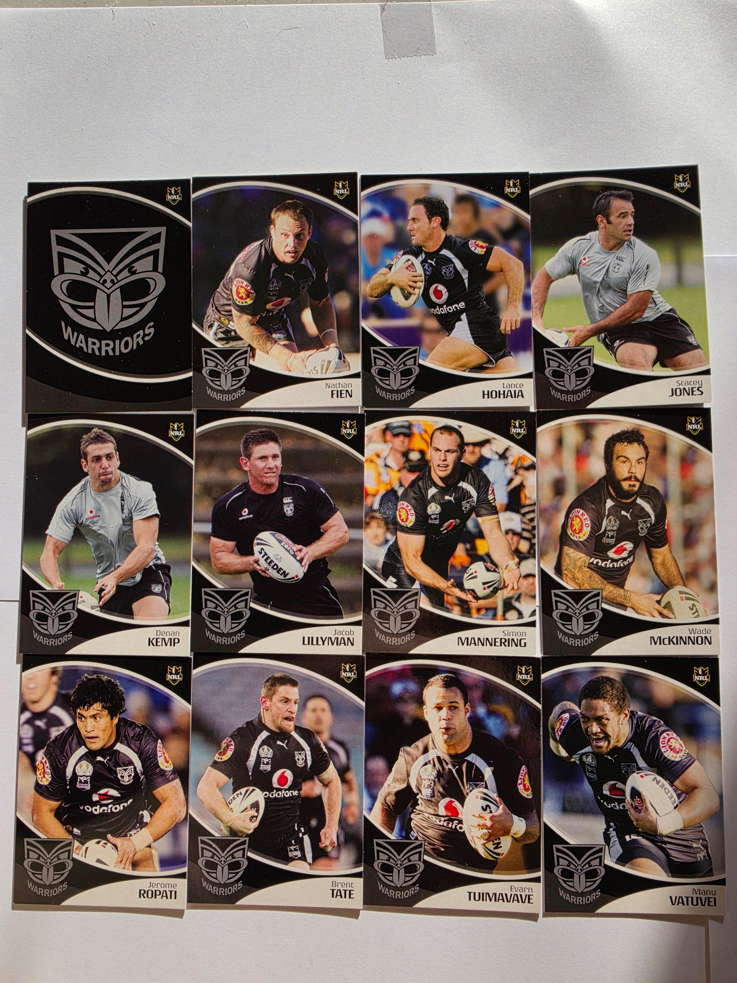 NRL 2009 Daily Telegraph | New Zealand Warriors Base Team Set