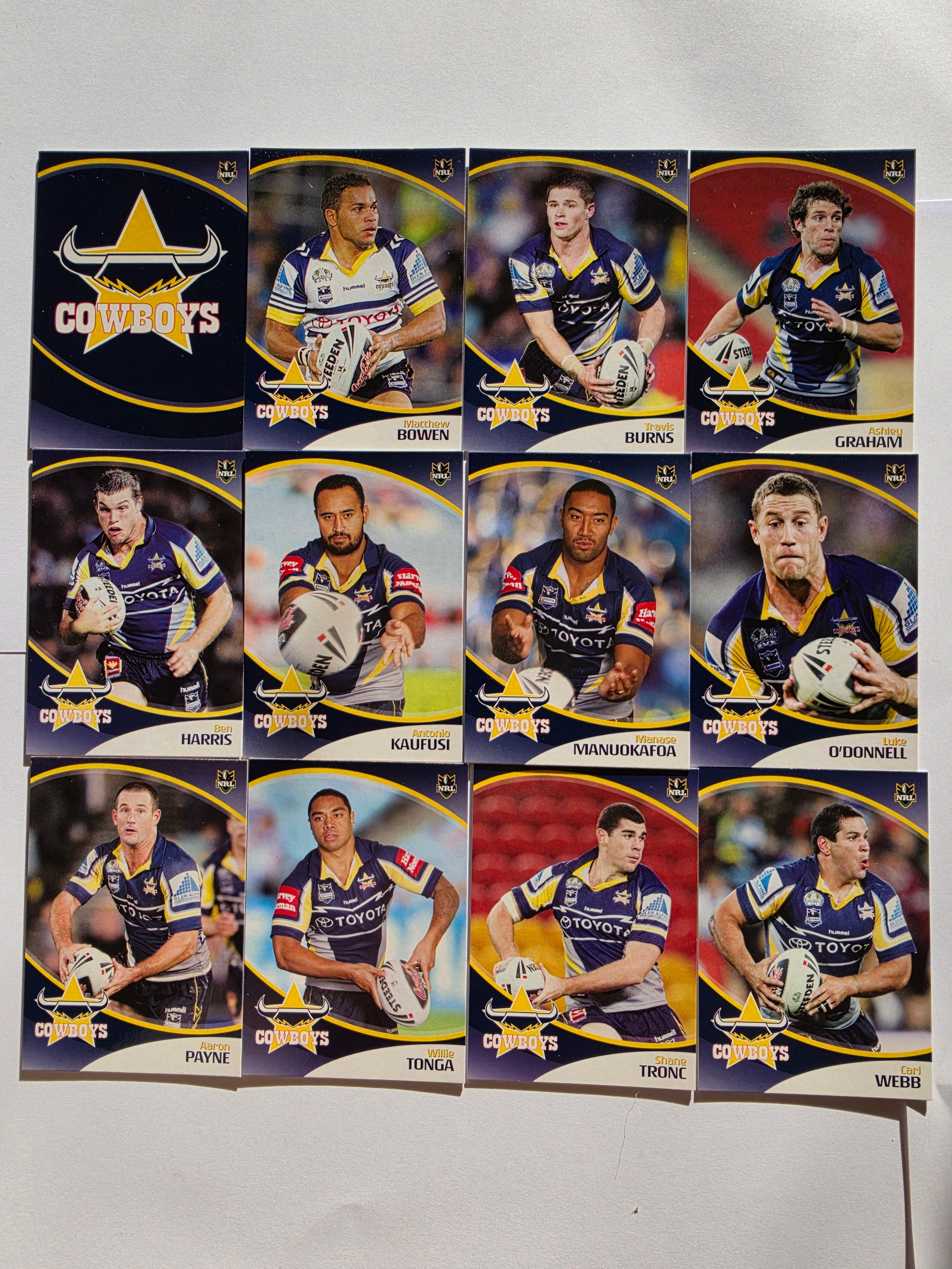 NRL 2009 Daily Telegraph | North Queensland Cowboys Base Team Set