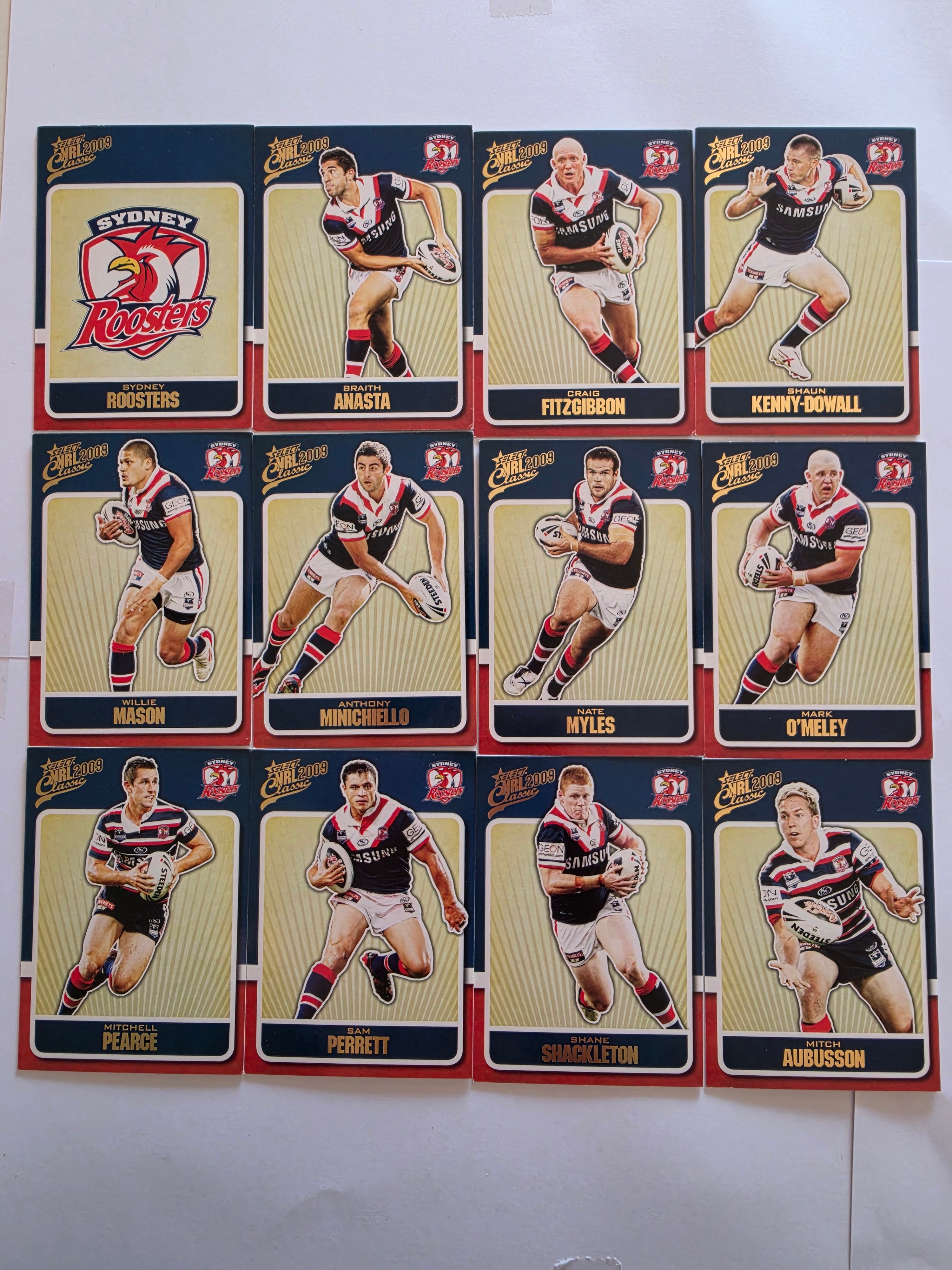NRL 2009 Classic | Sydney Roosters Base Team Set