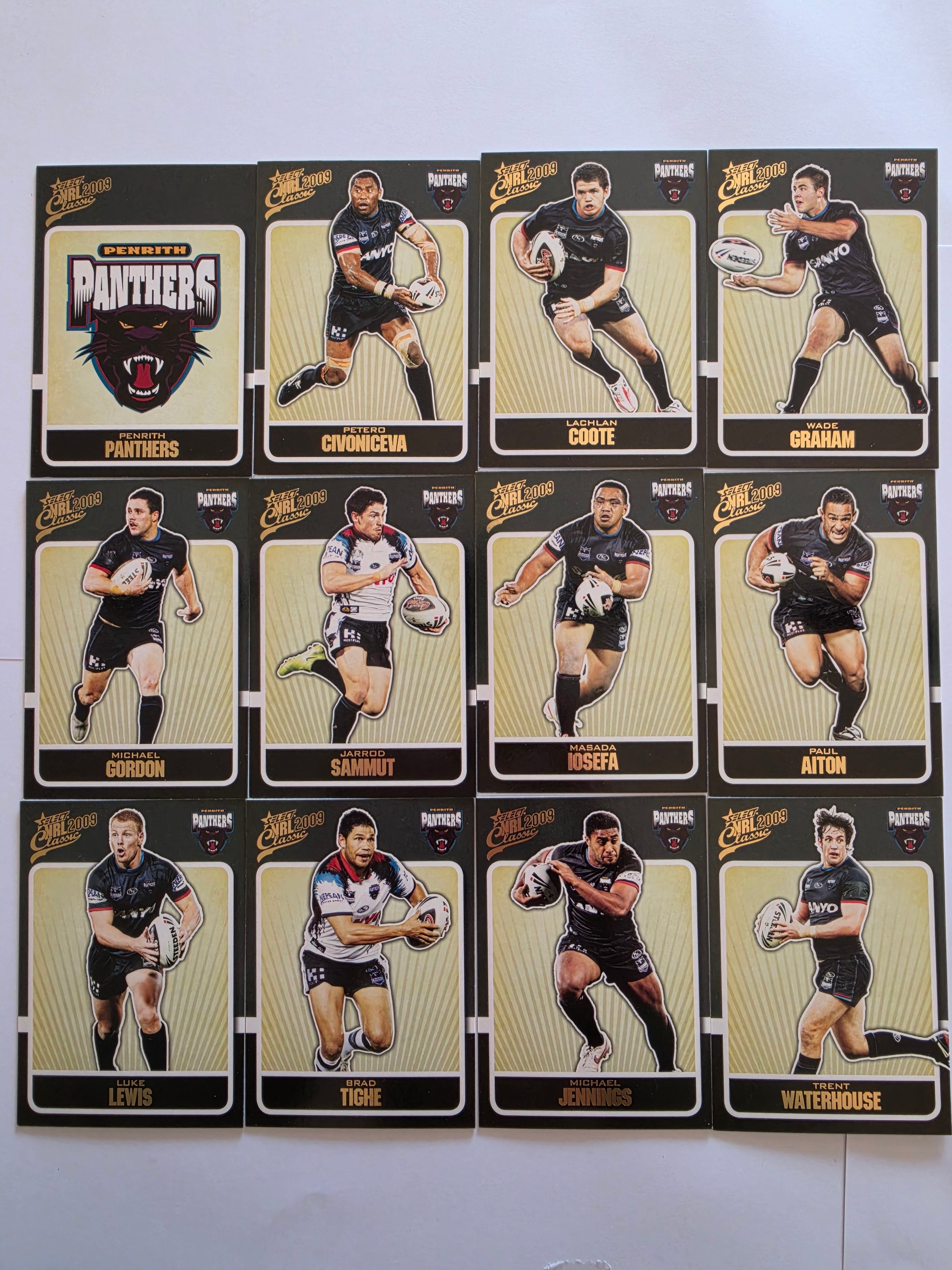 NRL 2009 Classic | Penrith Panthers Base Team Set