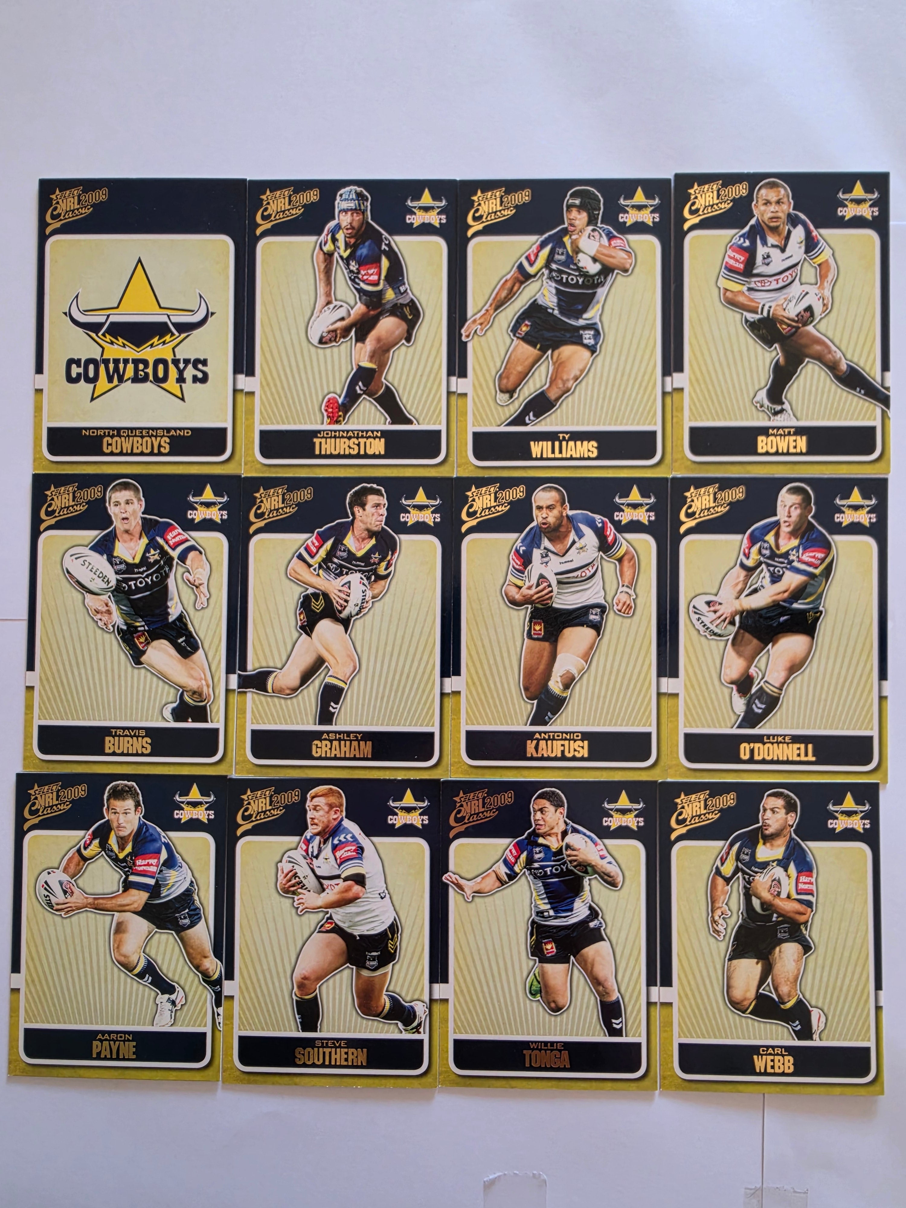 NRL 2009 Classic | North Queensland Cowboys Base Team Set