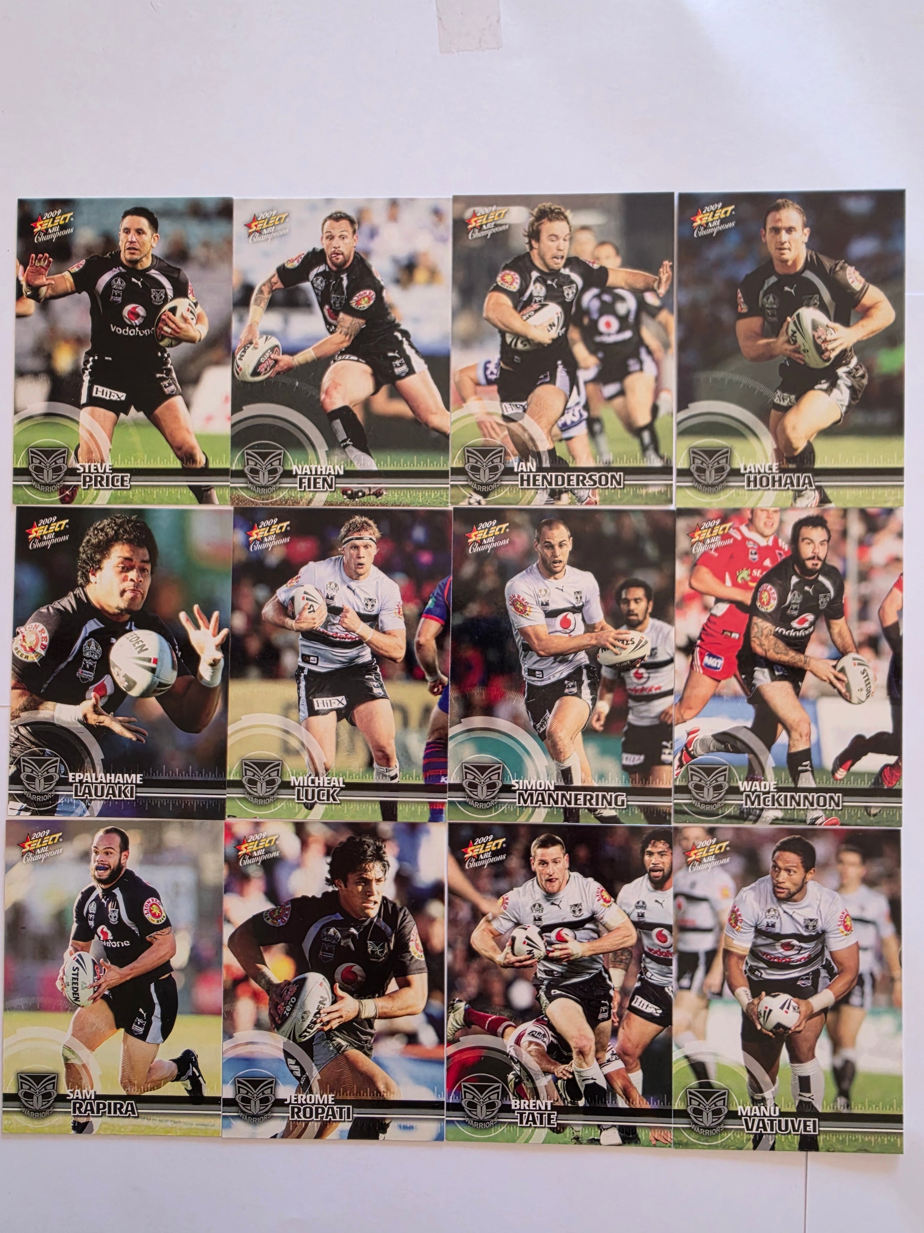 NRL 2009 Champions | New Zealand Warriors Base Team Set