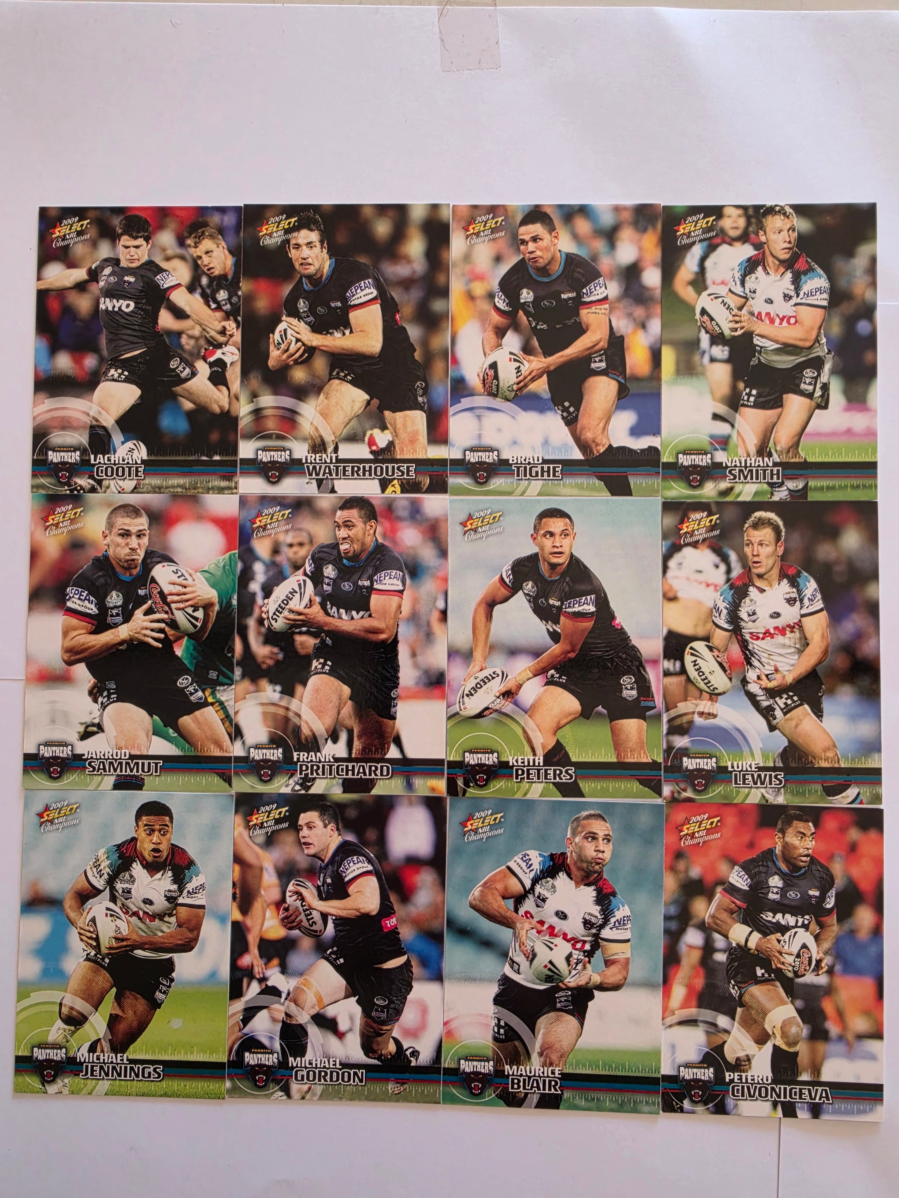 NRL 2009 Champions | Penrith Panthers Base Team Set