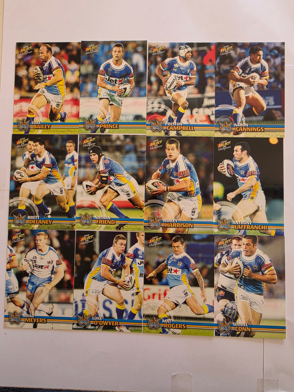 NRL 2009 Champions | Gold Coast Titans Base Team Set