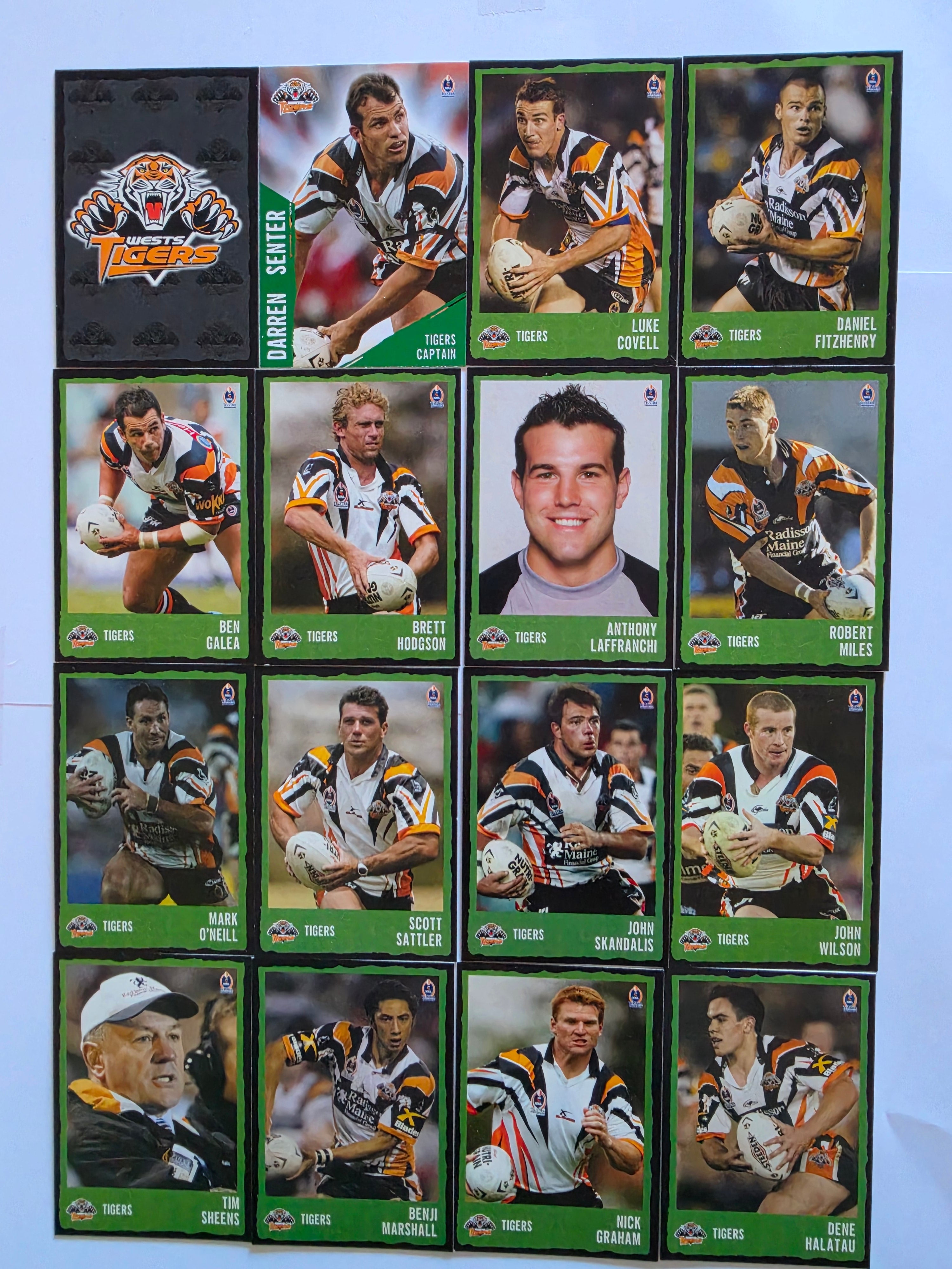 NRL 2004 Daily Telegraph | Wests Tigers Base Team Set