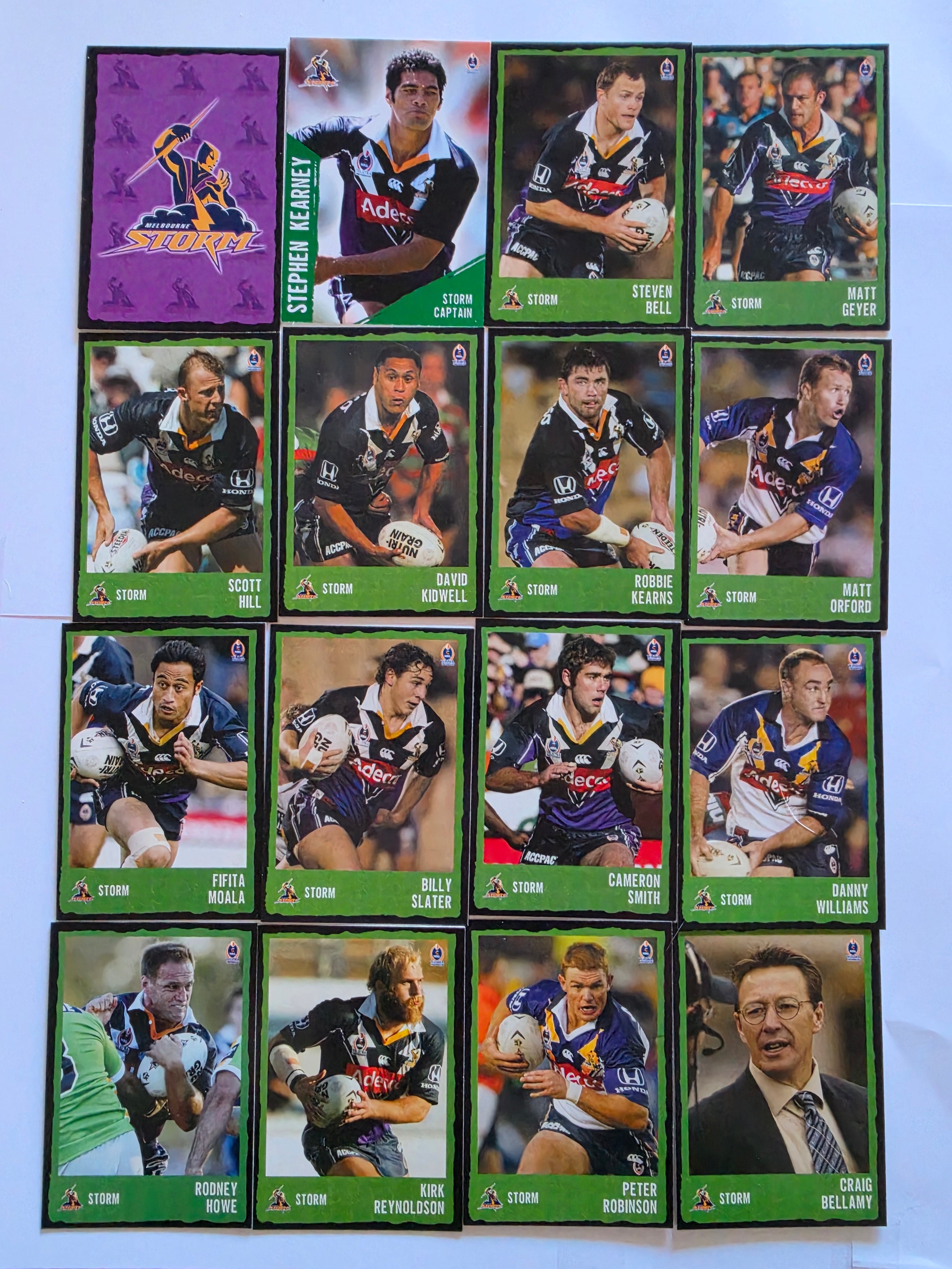 NRL 2004 Daily Telegraph | Melbourne Storm Base Team Set