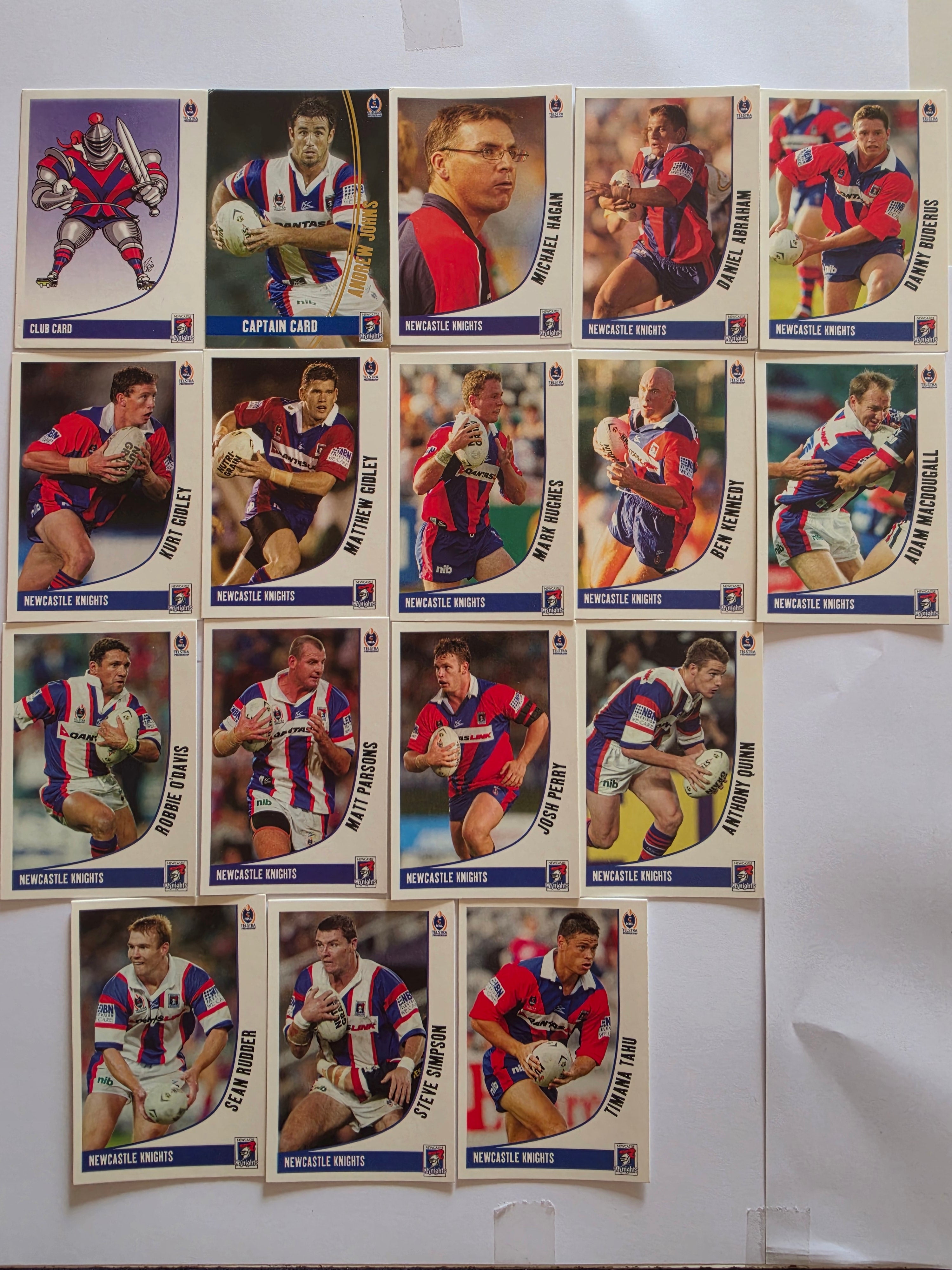 NRL 2003 Daily Telegraph | Newcastle Knights Base Team Set