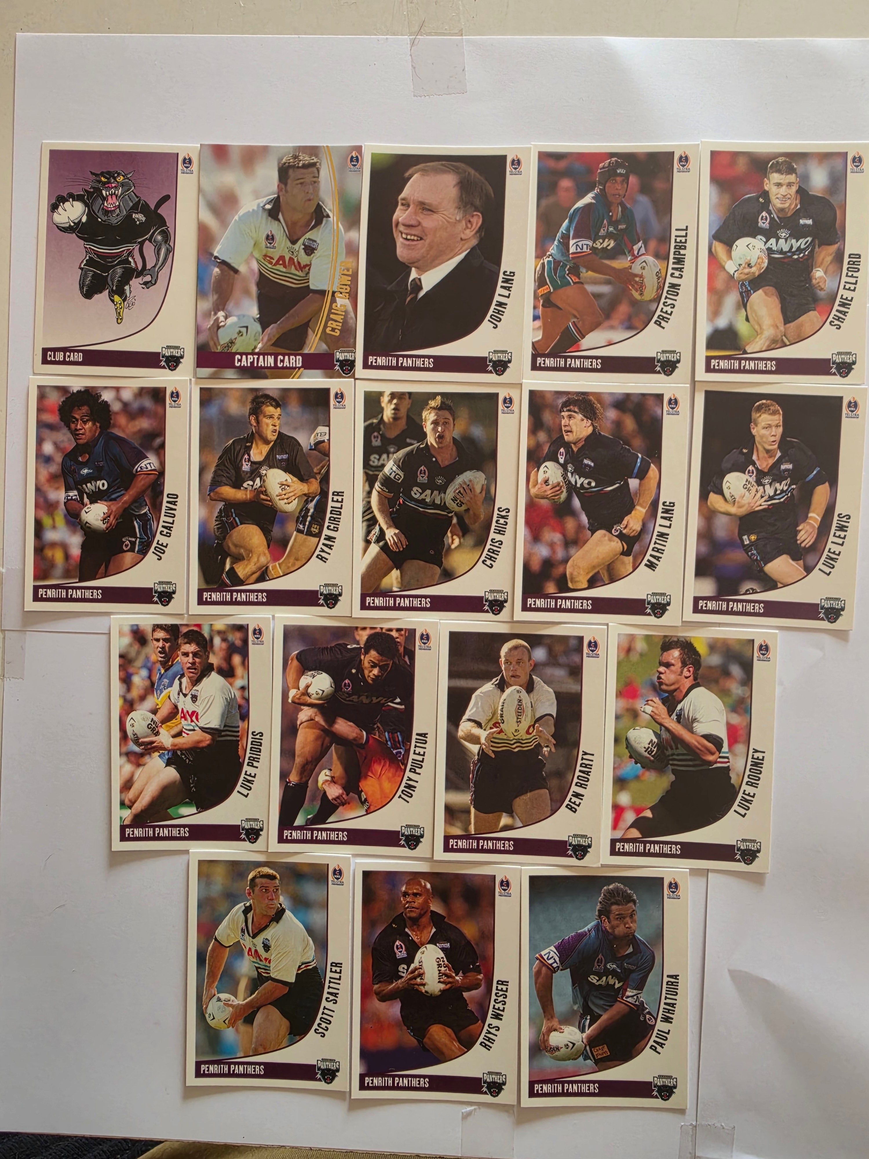 NRL 2003 Daily Telegraph | Penrith Panthers Base Team Set