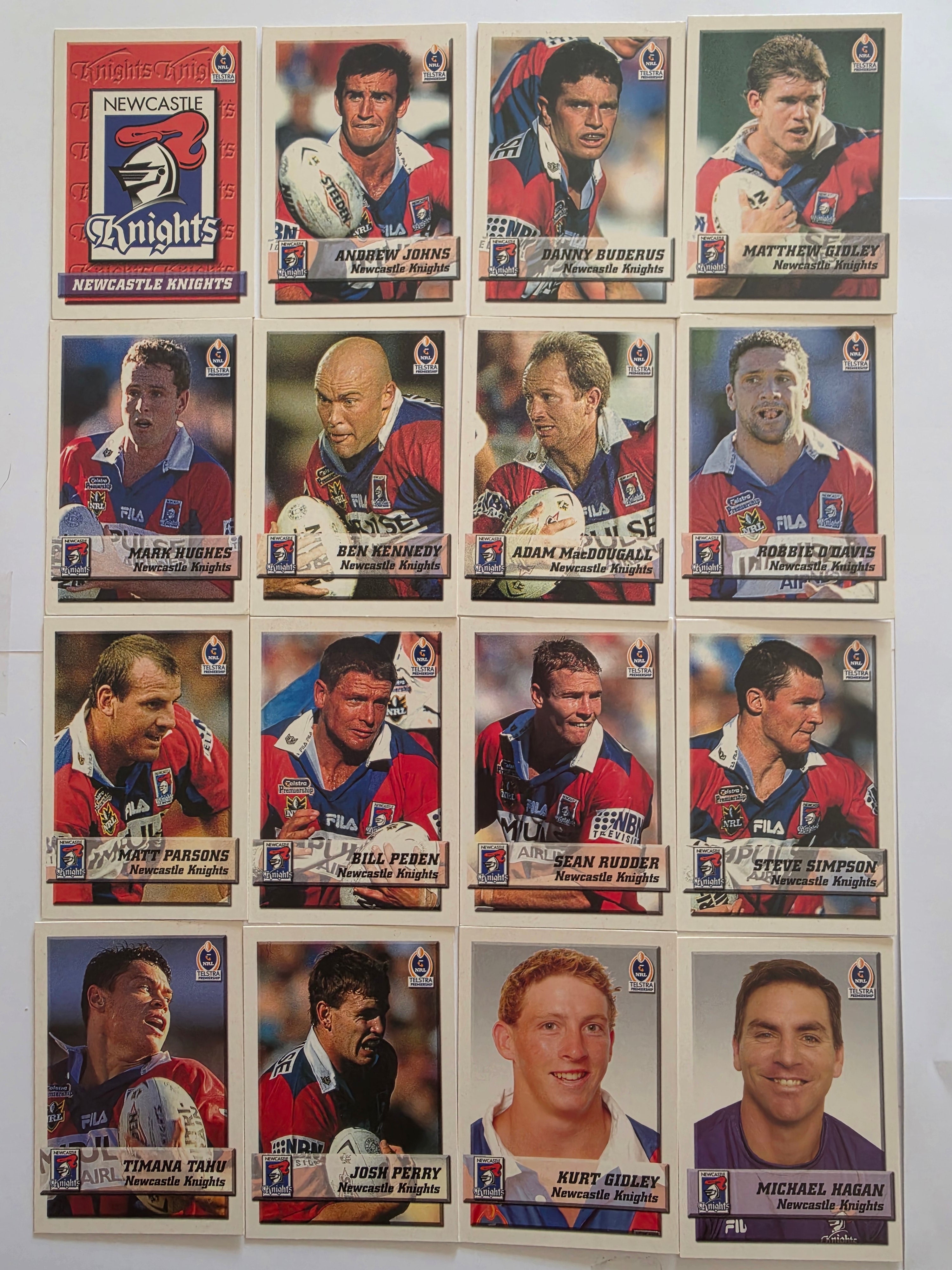 NRL 2002 Daily Telegraph | Newcastle Knights Base Team Set