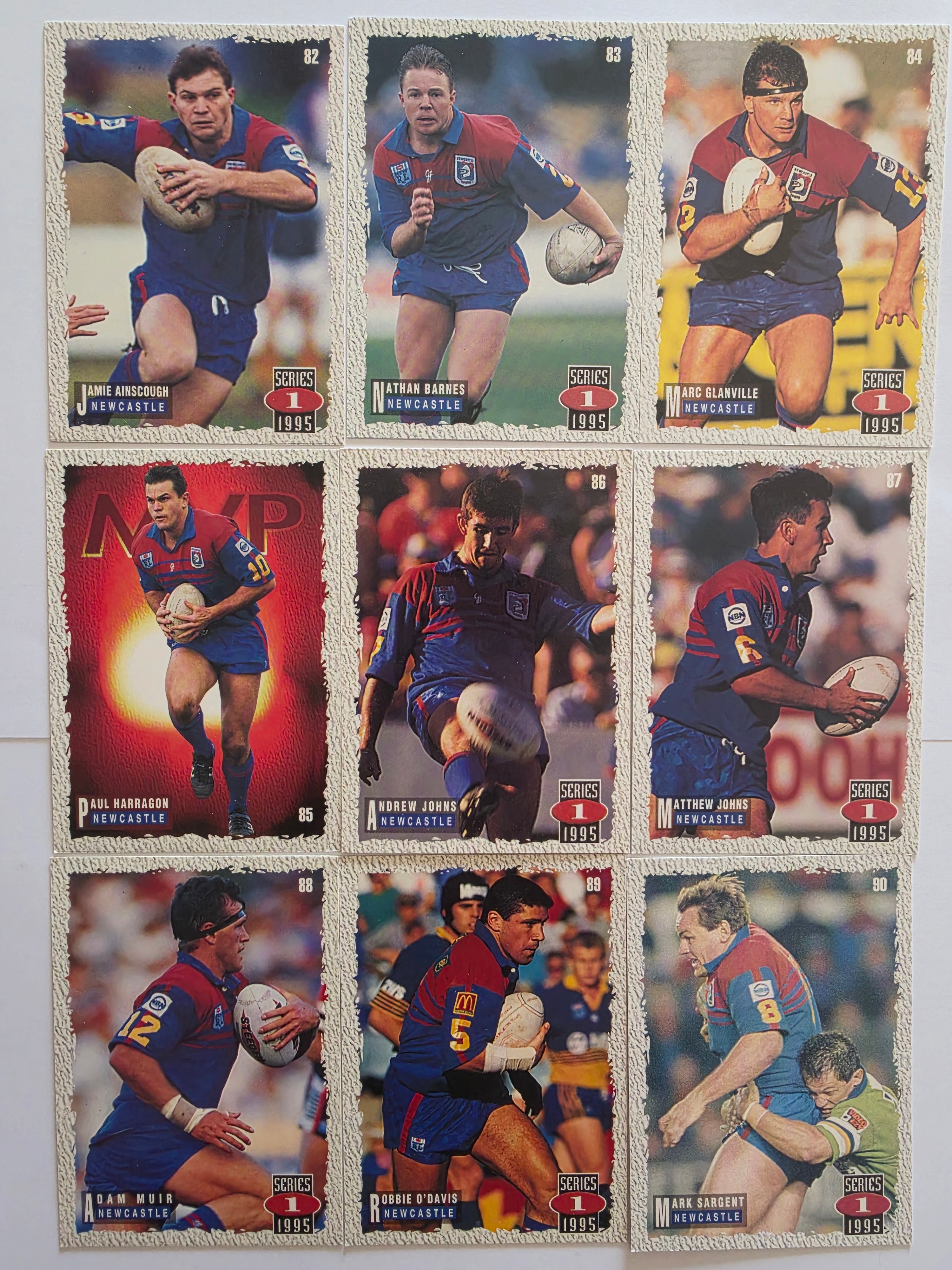 1995 Dynamic NRL Series 1 | Newcastle Knights Base Team Set