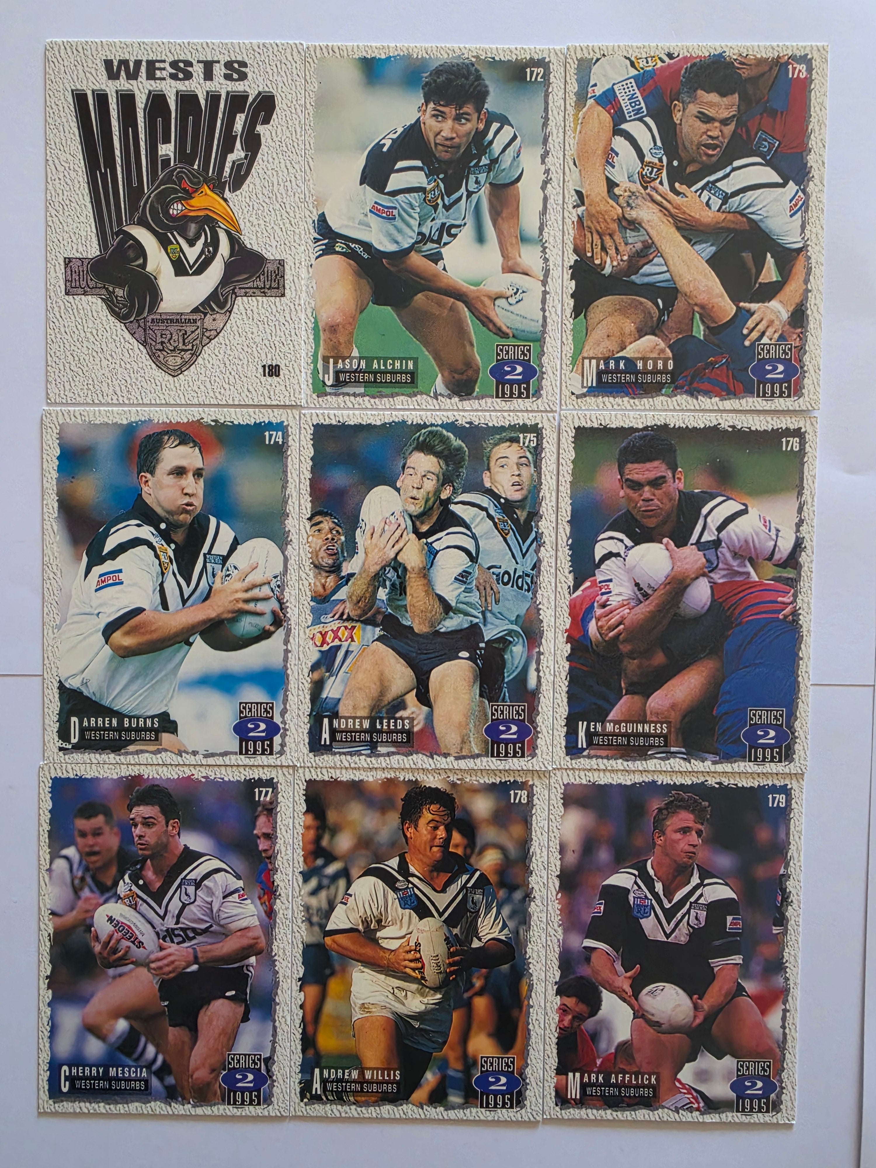 1995 Dynamic NRL Series 2 | Complete Base Set | 220 Cards