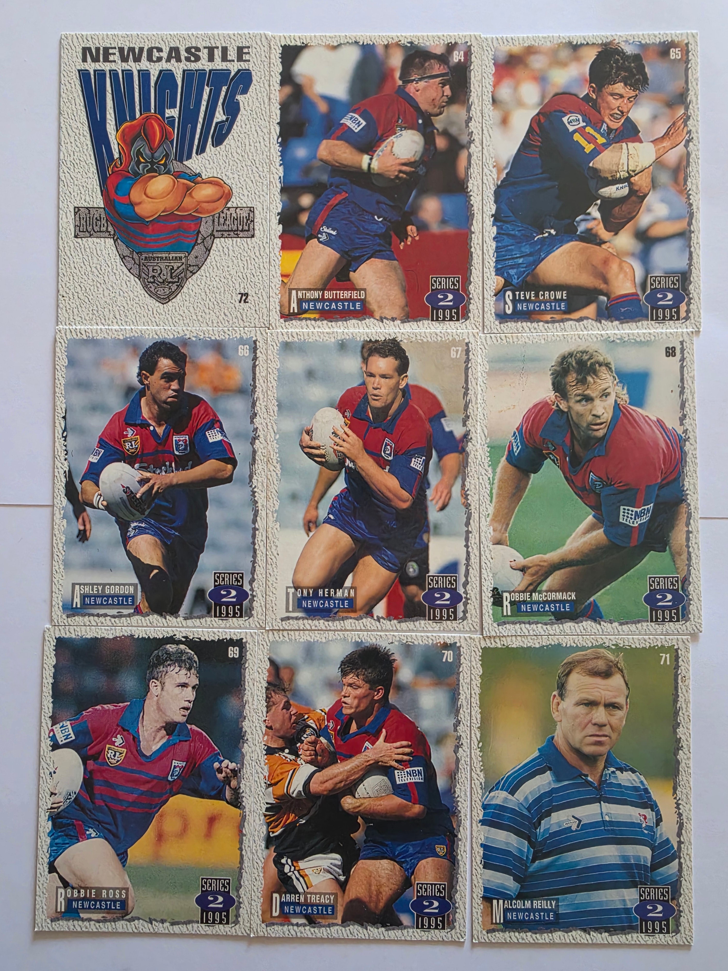 1995 Dynamic NRL Series 2 | Newcastle Knights Base Team Set
