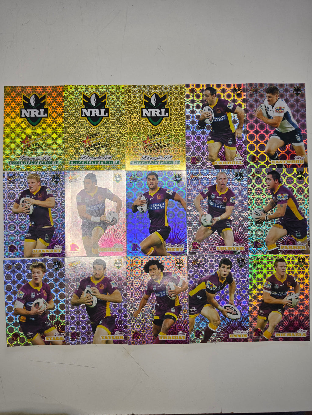NRL 2008 Champions | Complete Holofoil Set | 195 Cards