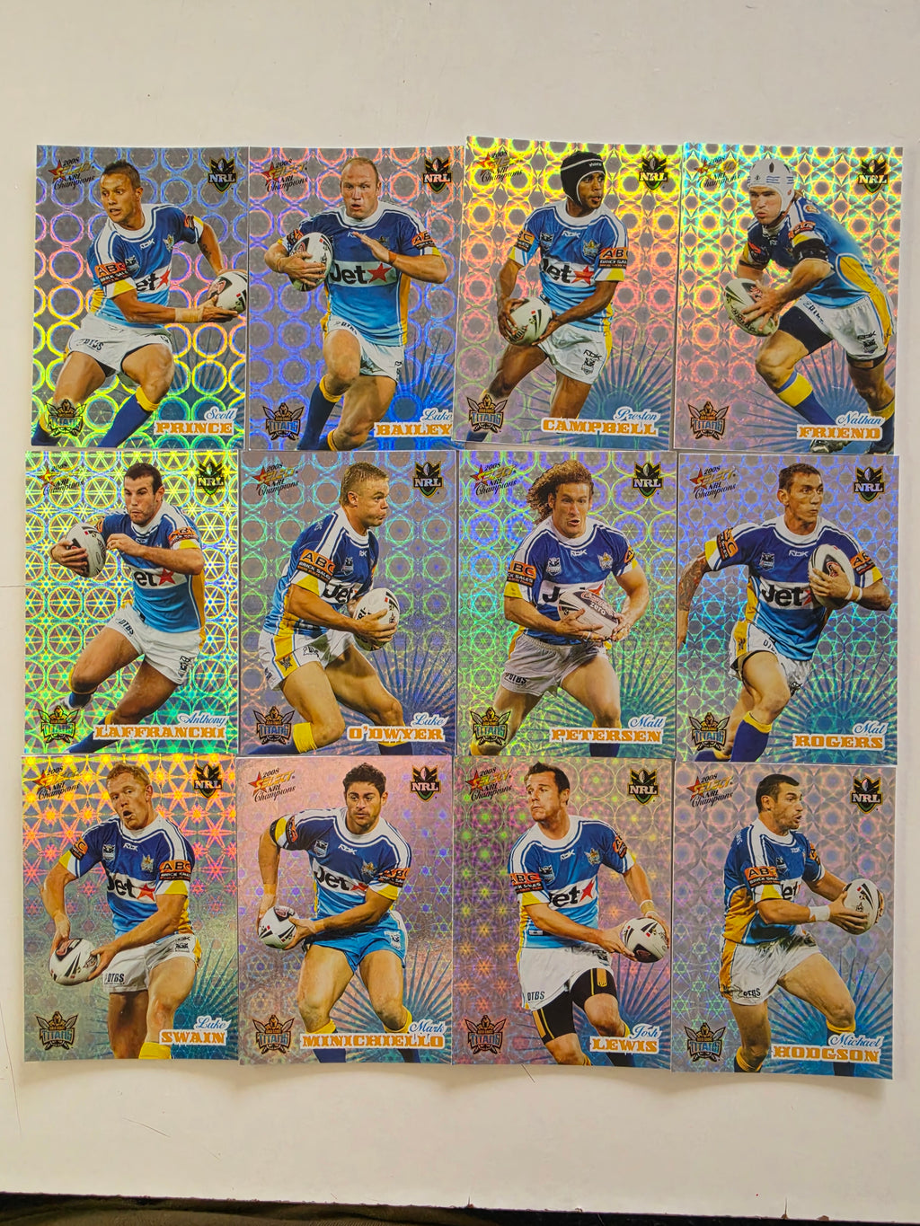 NRL 2008 Champions | Complete Holofoil Set | 195 Cards