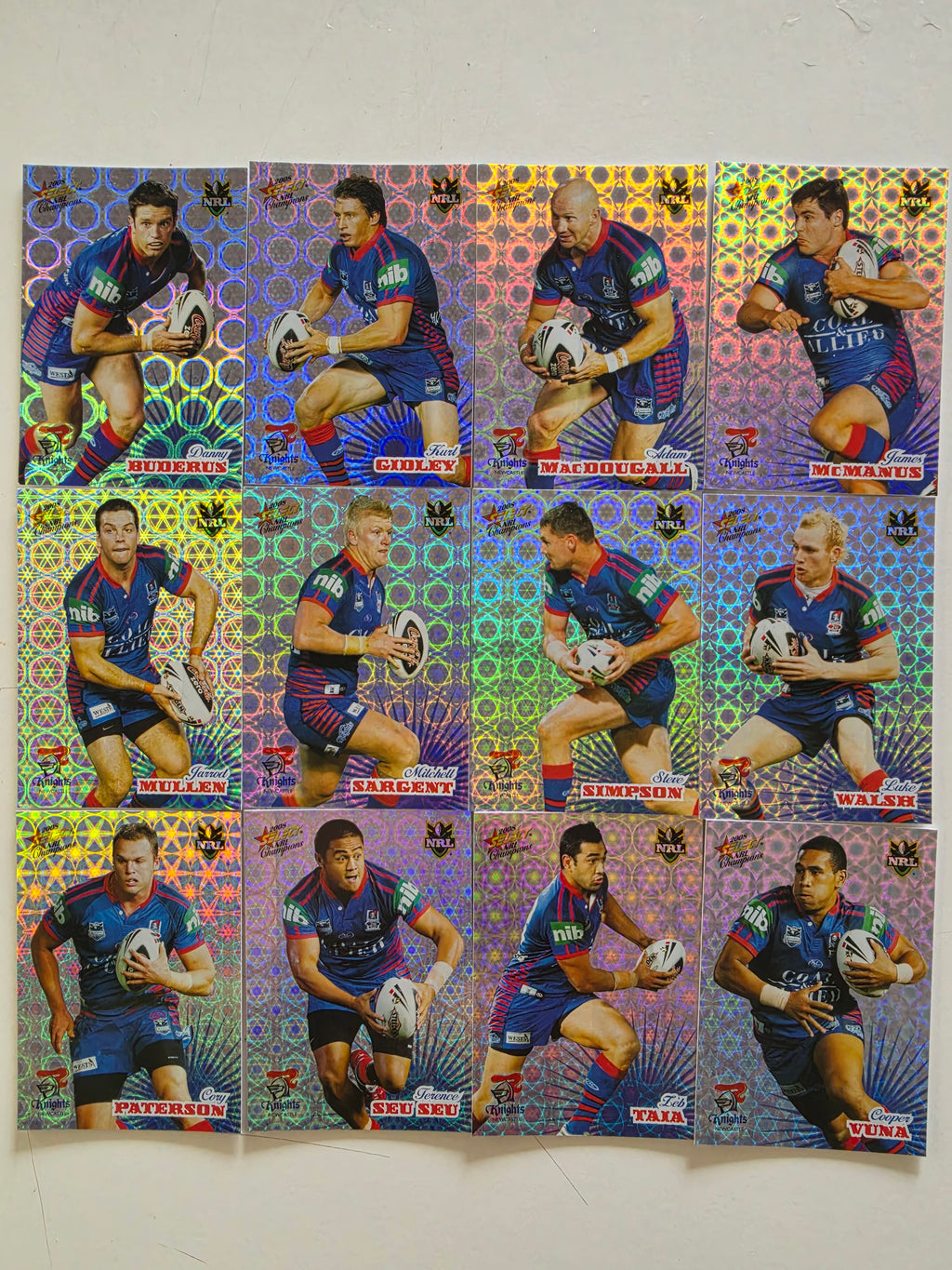 NRL 2008 Champions | Complete Holofoil Set | 195 Cards