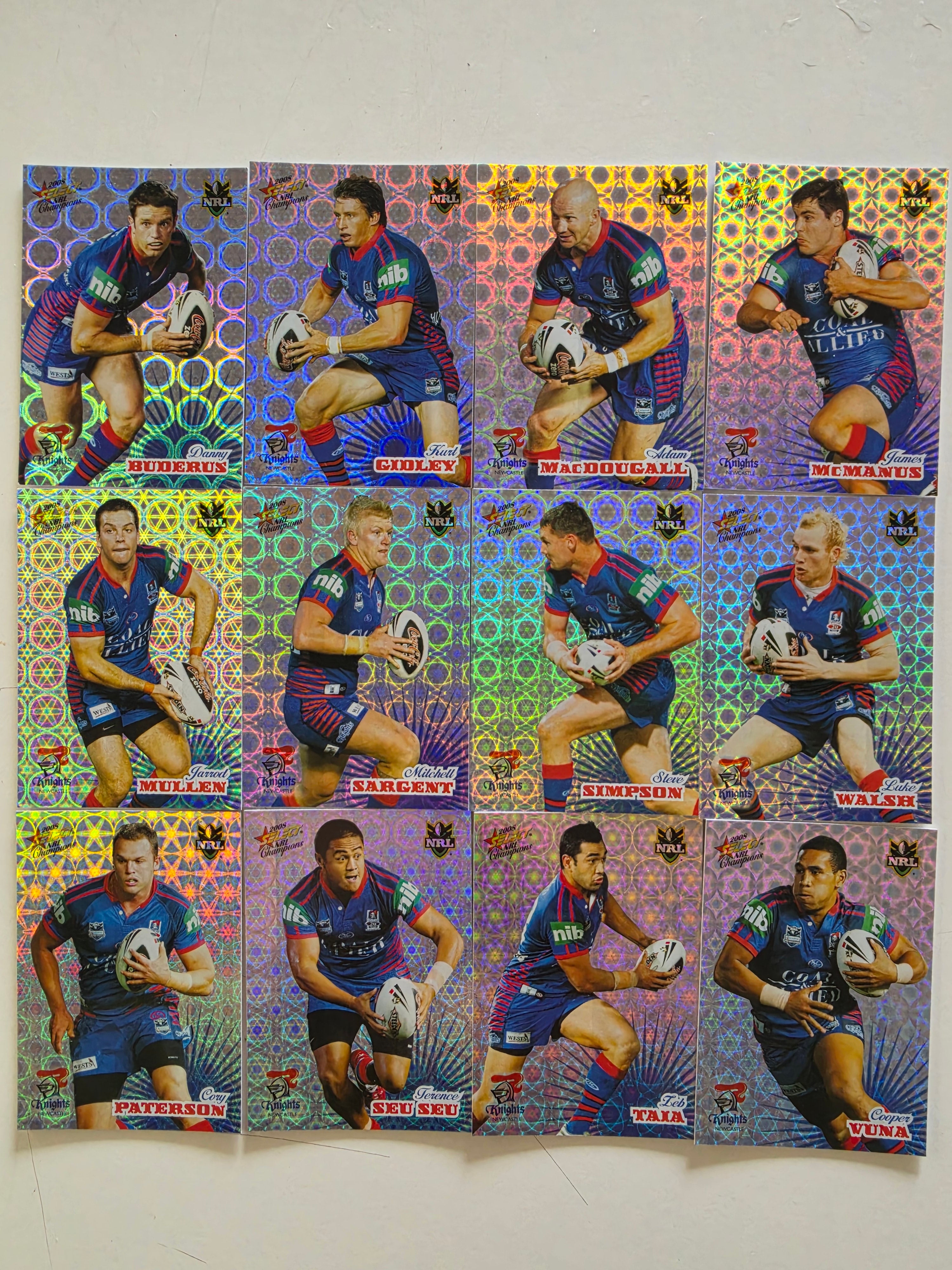 NRL 2008 Champions | Complete Holofoil Set | 195 Cards