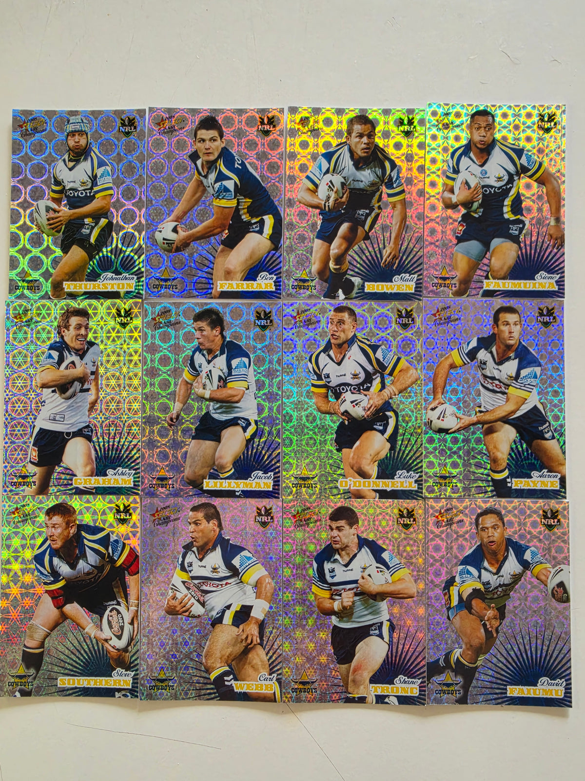 NRL 2008 Champions | Complete Holofoil Set | 195 Cards