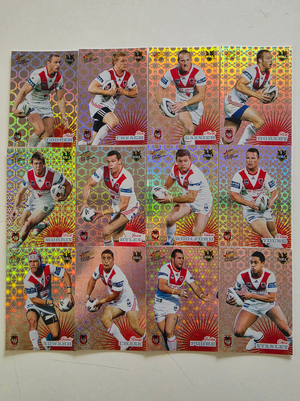 NRL 2008 Champions | Complete Holofoil Set | 195 Cards