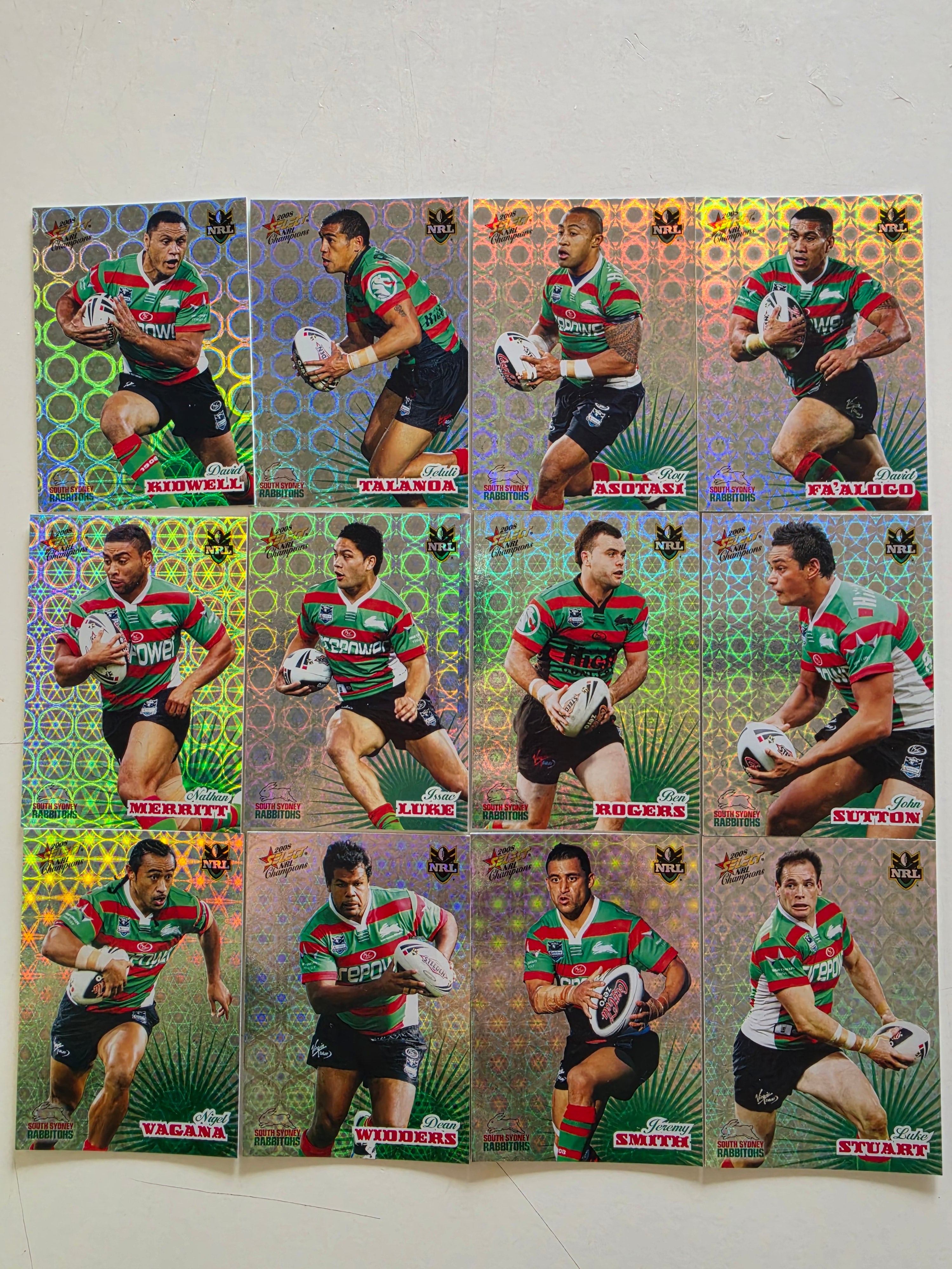 NRL 2008 Champions | Complete Holofoil Set | 195 Cards