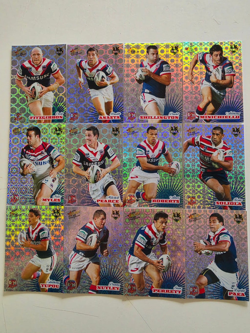 NRL 2008 Champions | Complete Holofoil Set | 195 Cards