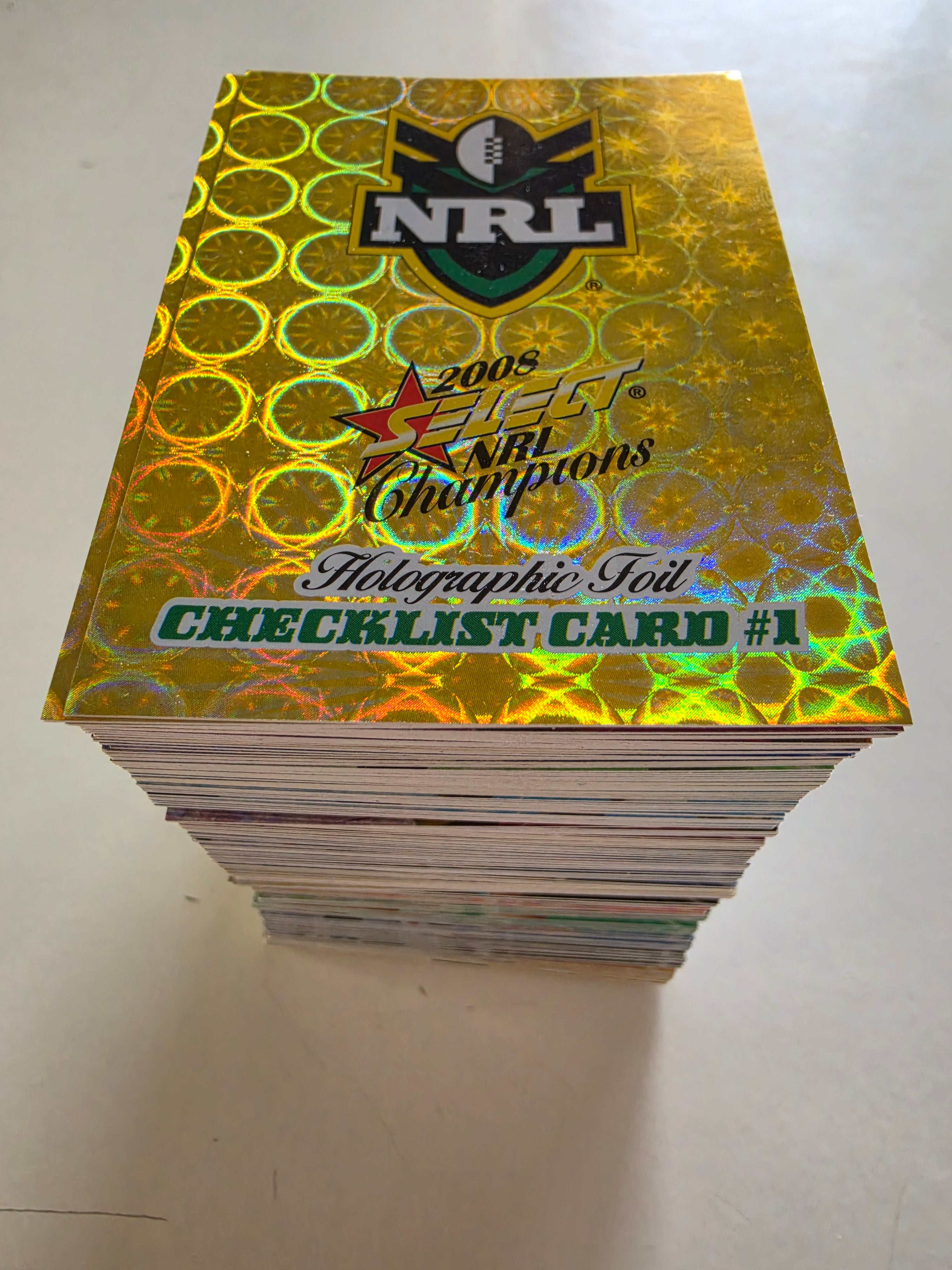 NRL 2008 Champions | Complete Holofoil Set | 195 Cards