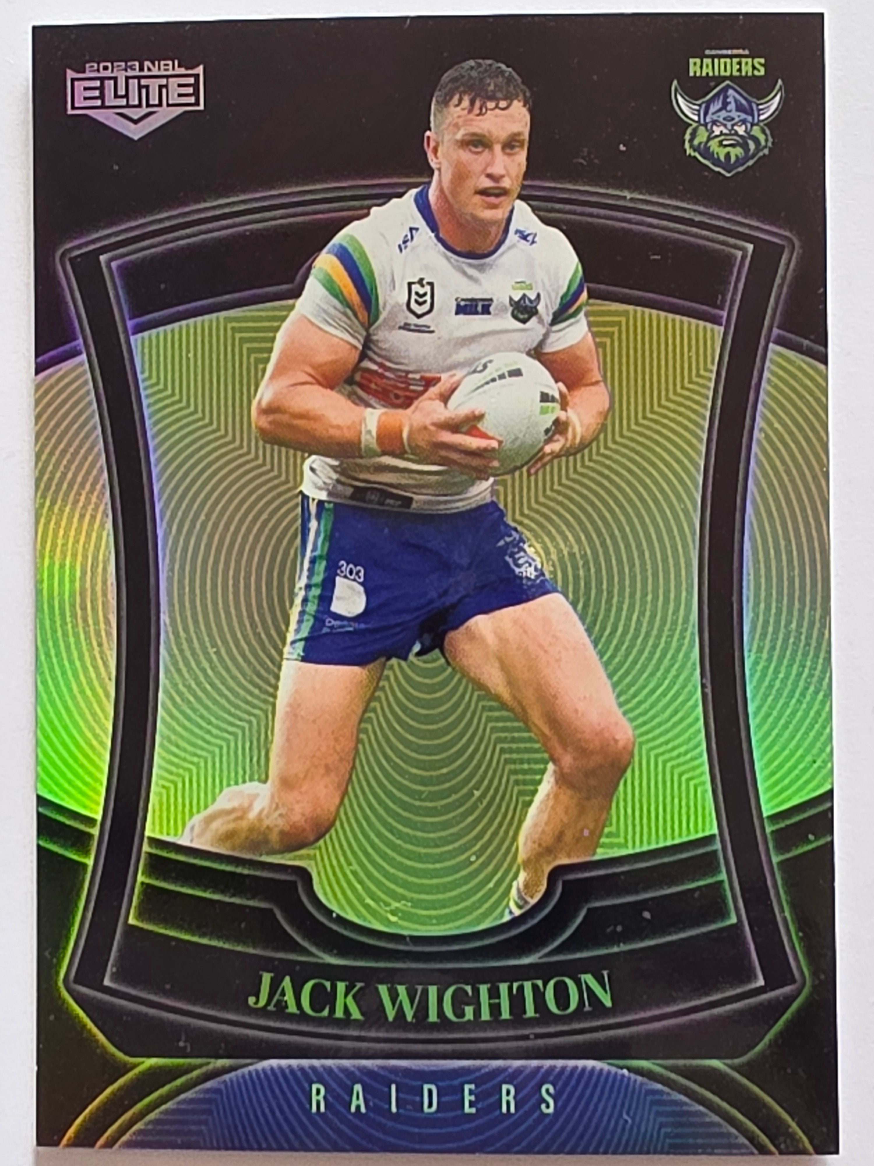 NRL 2023 Elite Pearl Special #017 Jack Wighton Canberra Raiders