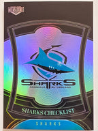 NRL 2023 Elite Pearl Special #028 Sharks Checklist Cronulla Sutherland Sharks