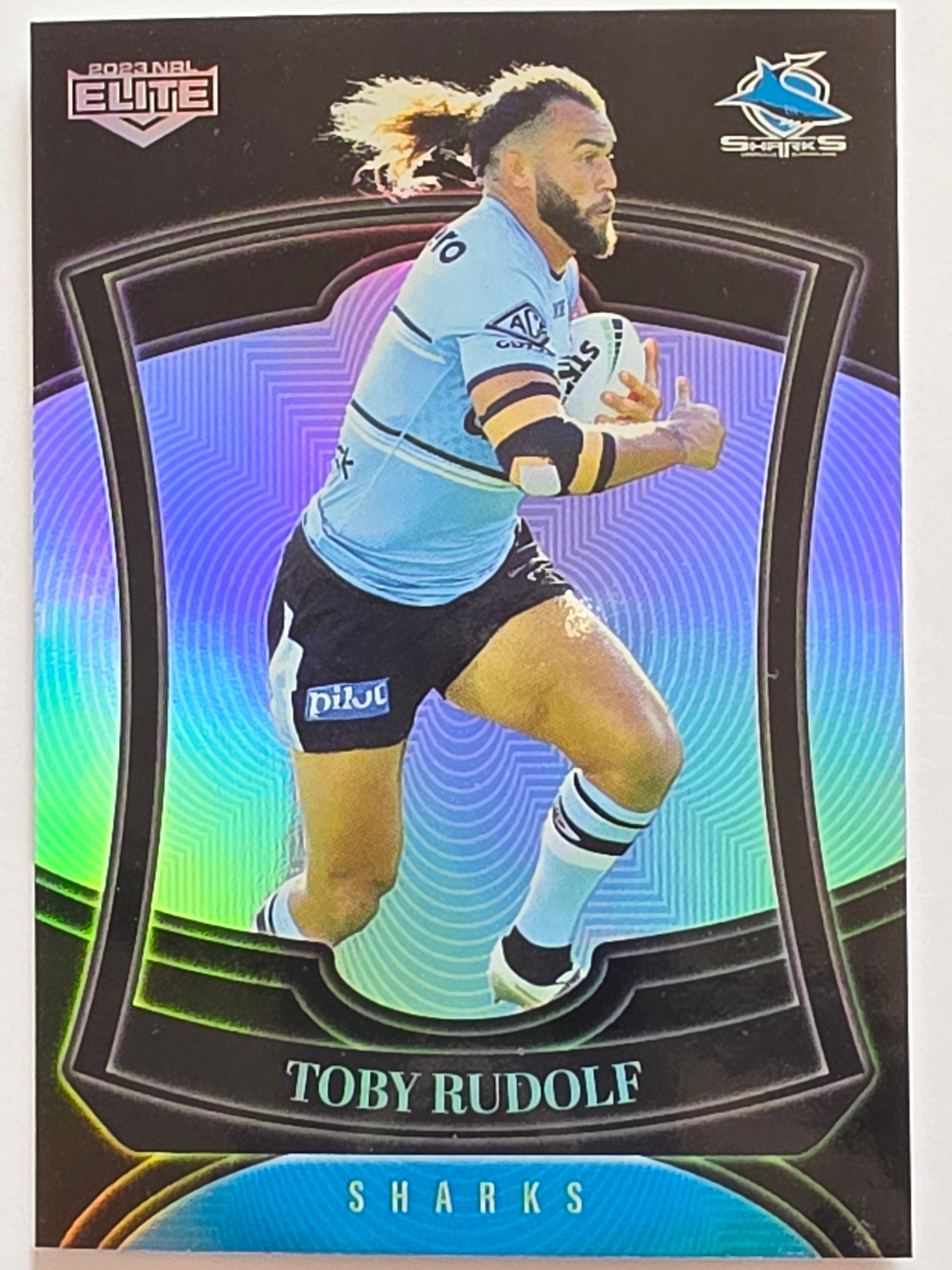 NRL 2023 Elite Pearl Special #035 Toby Rudolf Cronulla Sutherland Sharks