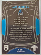 NRL 2023 Elite Pearl Special #054 Sam Verrills Gold Coast Titans