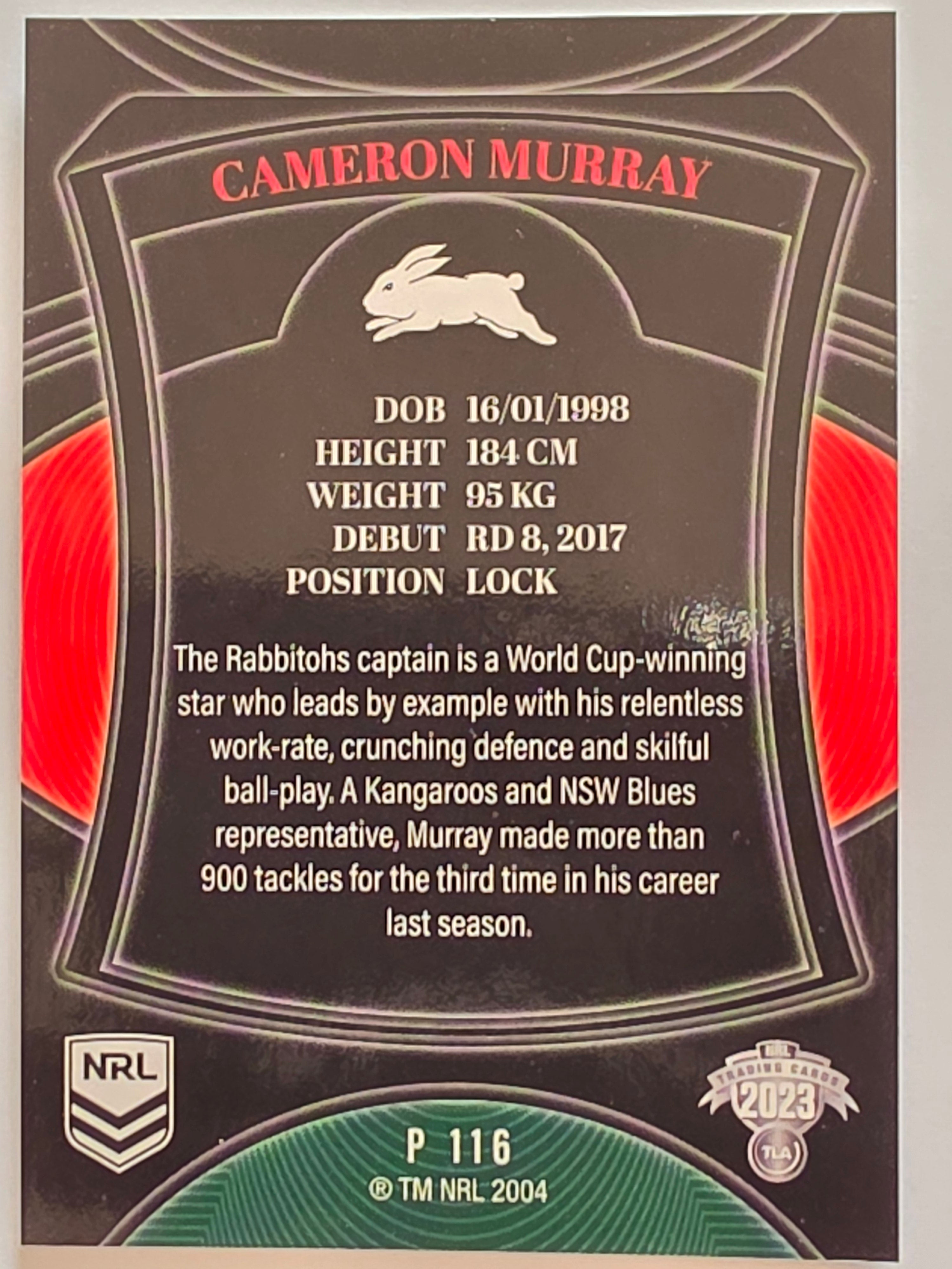 NRL 2023 Elite Pearl Special #116 Cameron Murray South Sydney Rabbitohs